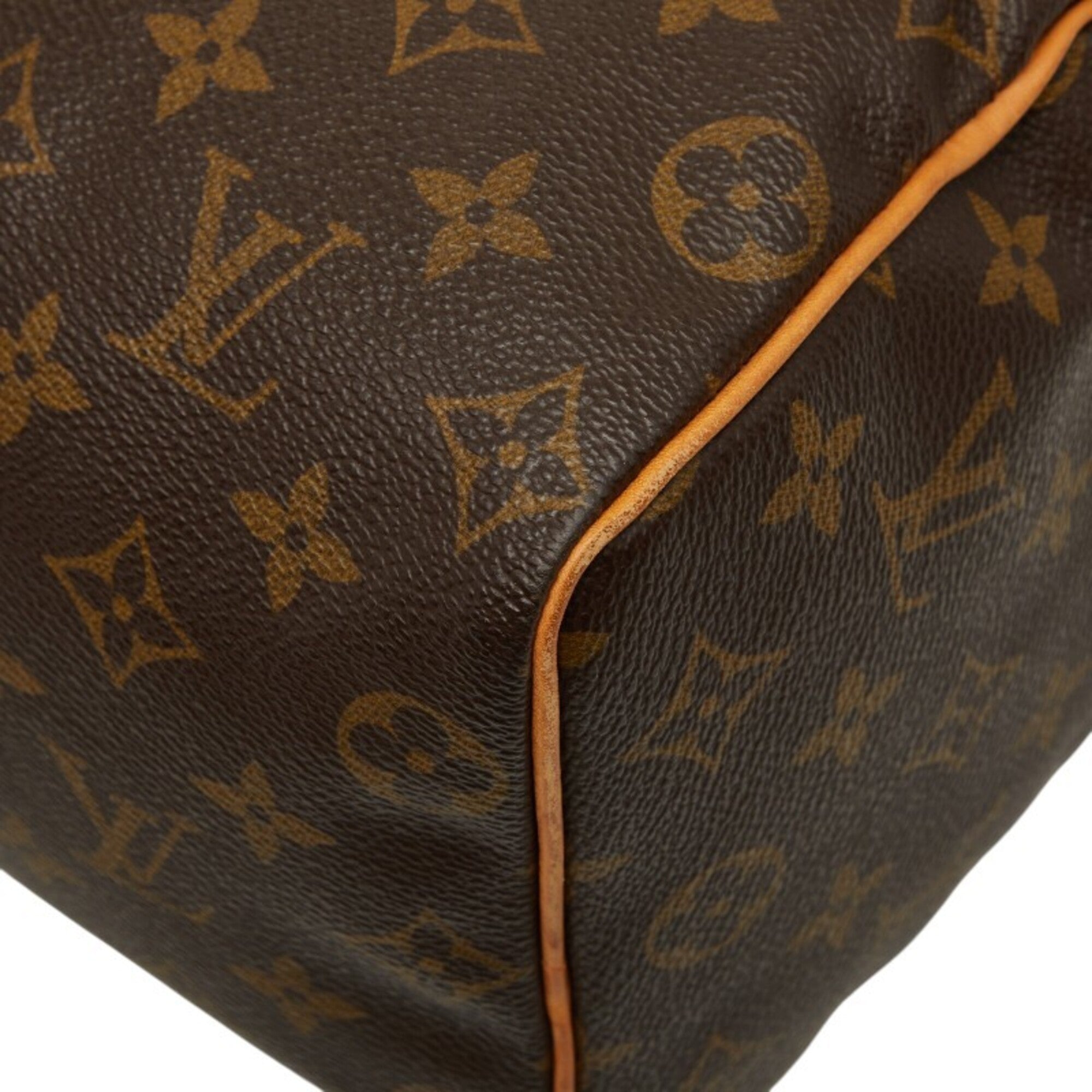 Louis Vuitton Brown Monogram Pvc Leather Boston Bag Handbag (Pre-Owned)