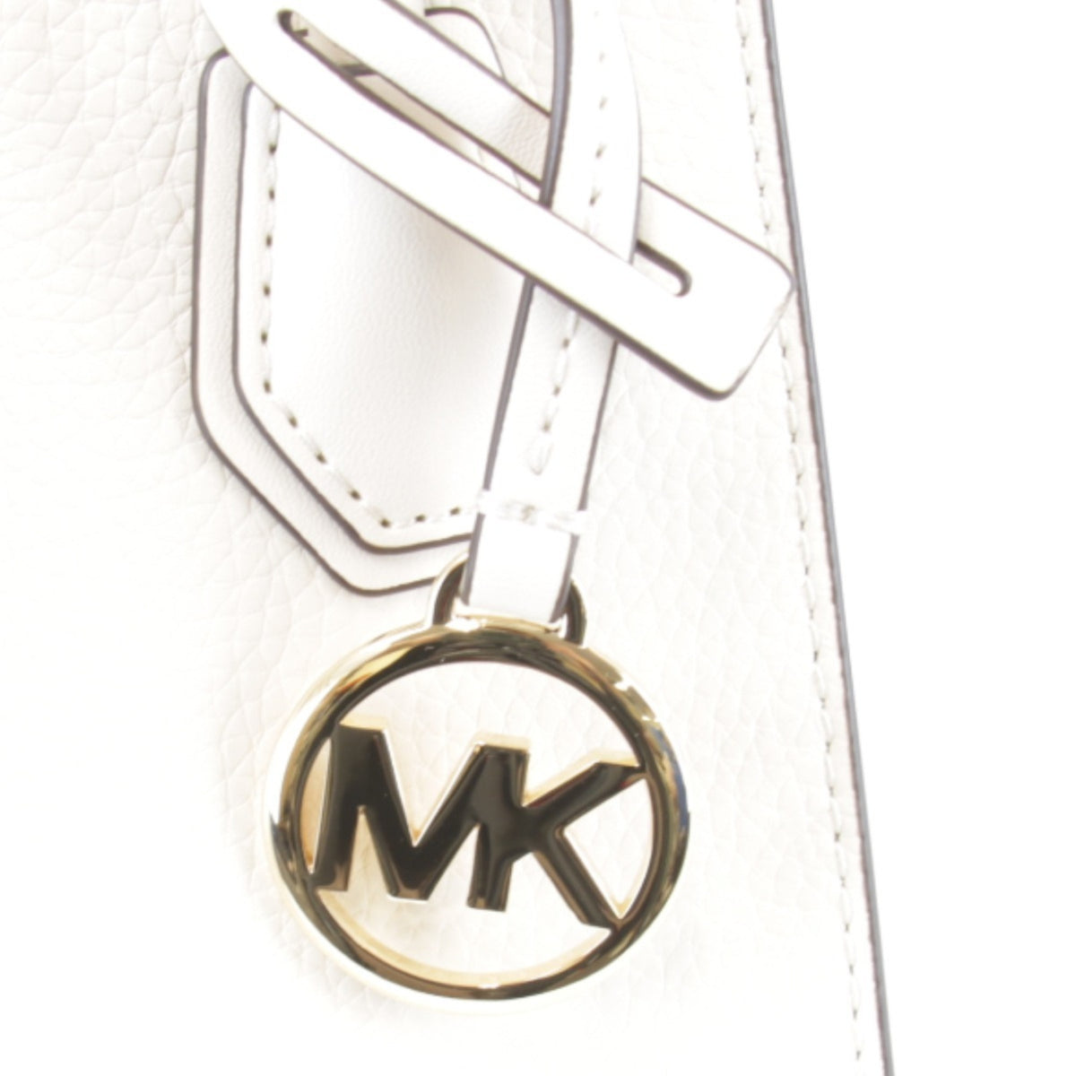 Michael Kors White Leather Shoulder Bag (Pre-Owned)
