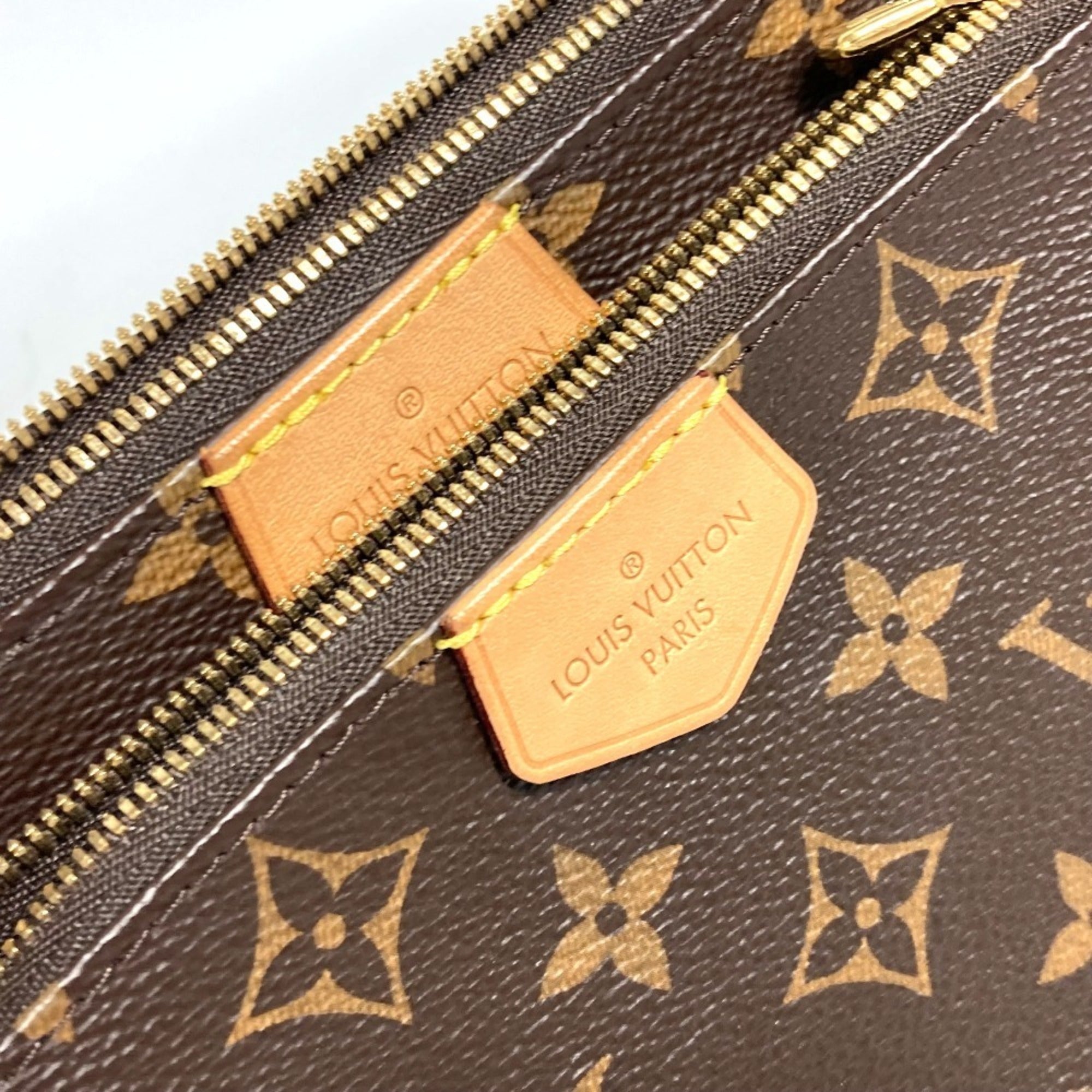 Louis Vuitton Brown Khaki Monogram Pochette Shoulder Bag (Pre-Owned)