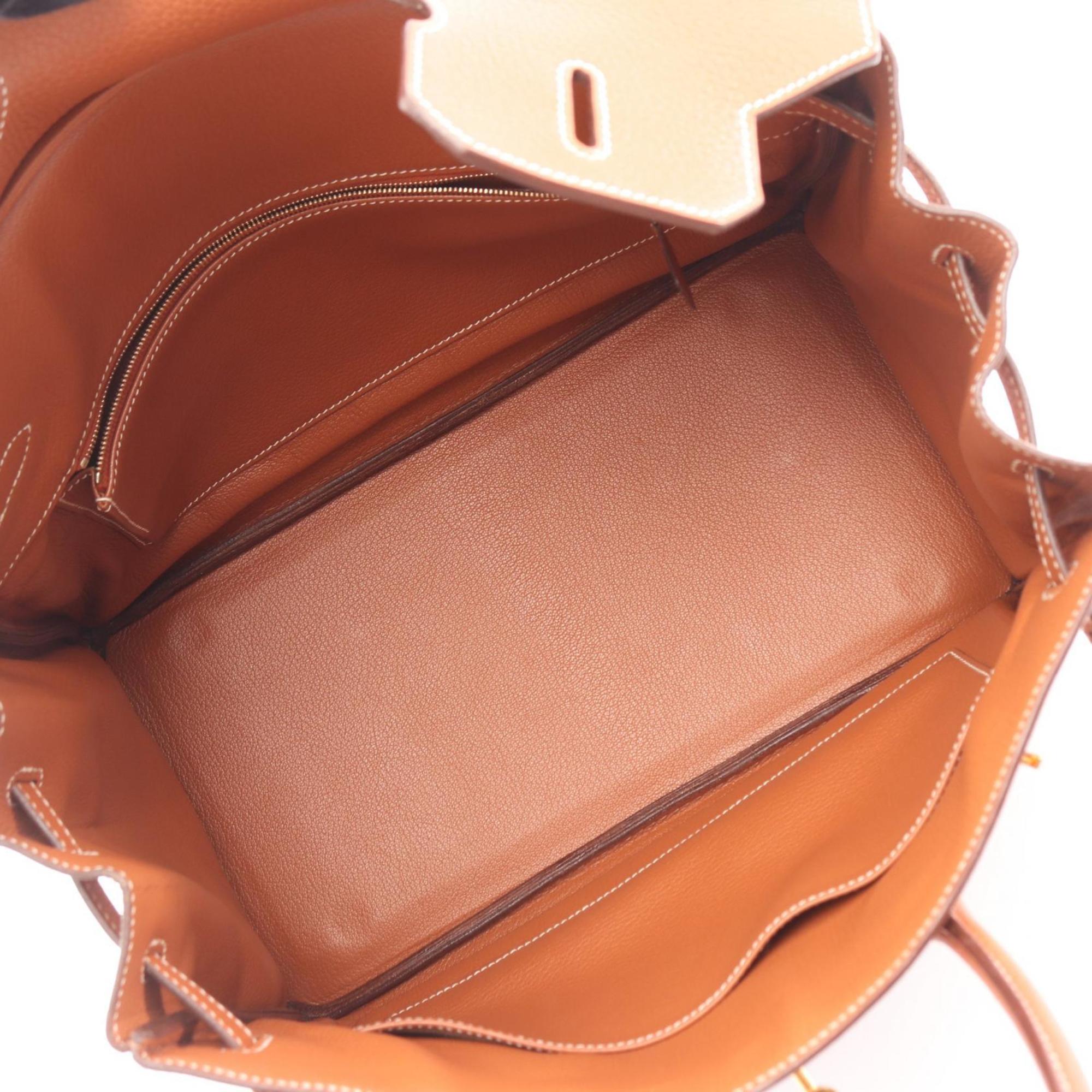 Hermes Brown Leather Handbag (Pre-Owned)