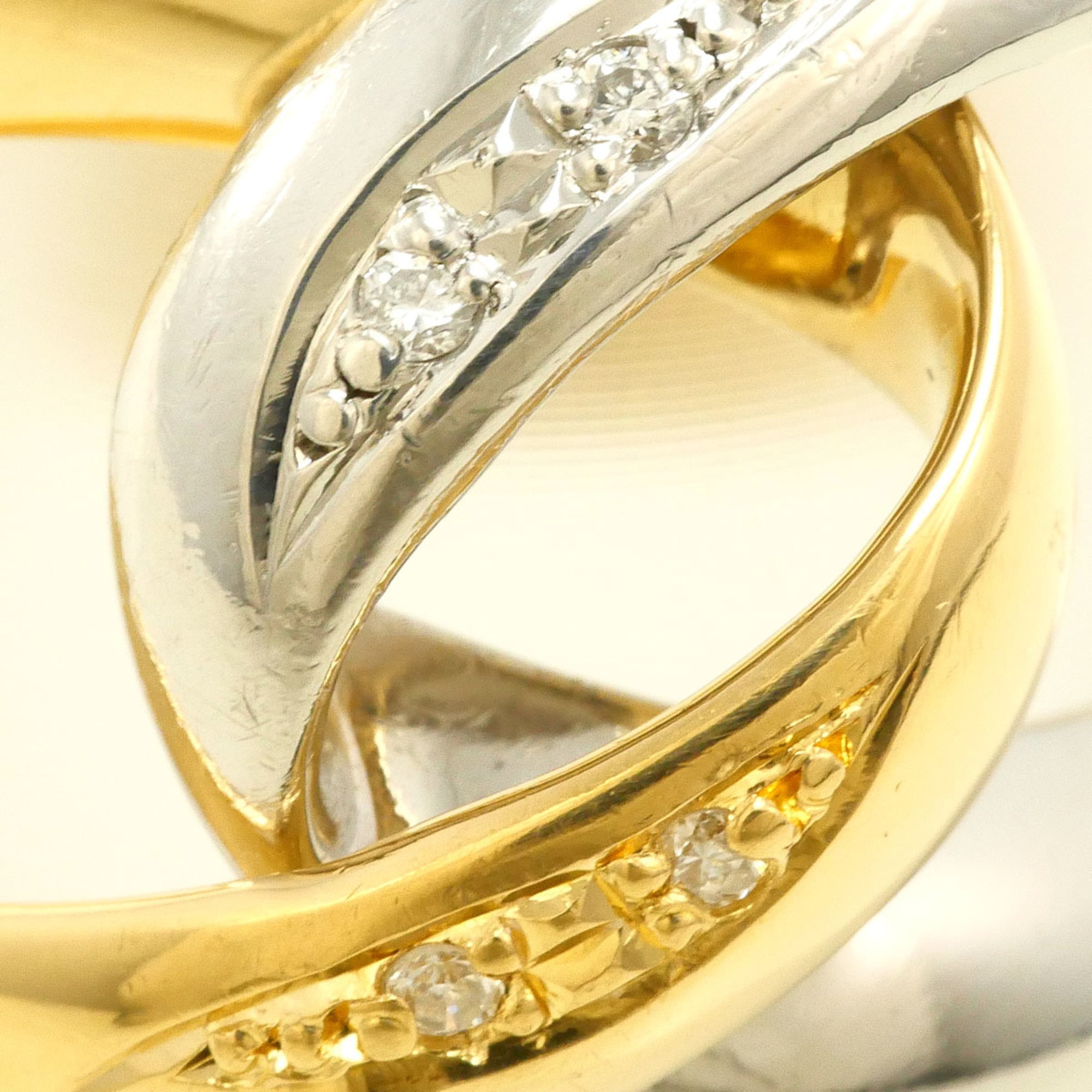 Unbranded Platinum Yellow Gold Yellow Gold (18K) Platinum 900 Band Ring (Pre-Owned)