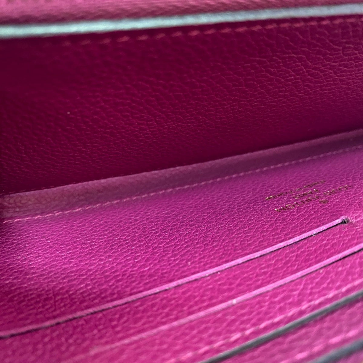 Louis Vuitton Purple Monogram Empreinte Long Wallet (Bi-Fold) (Pre-Owned)