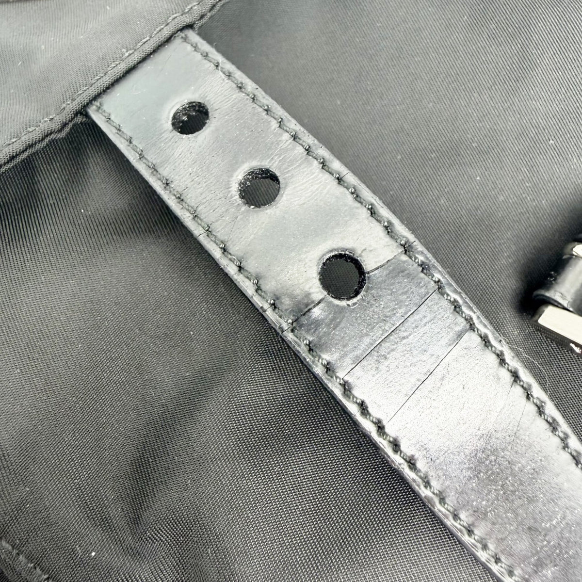 Prada Black Nylon Shoulder Bag (Pre-Owned)