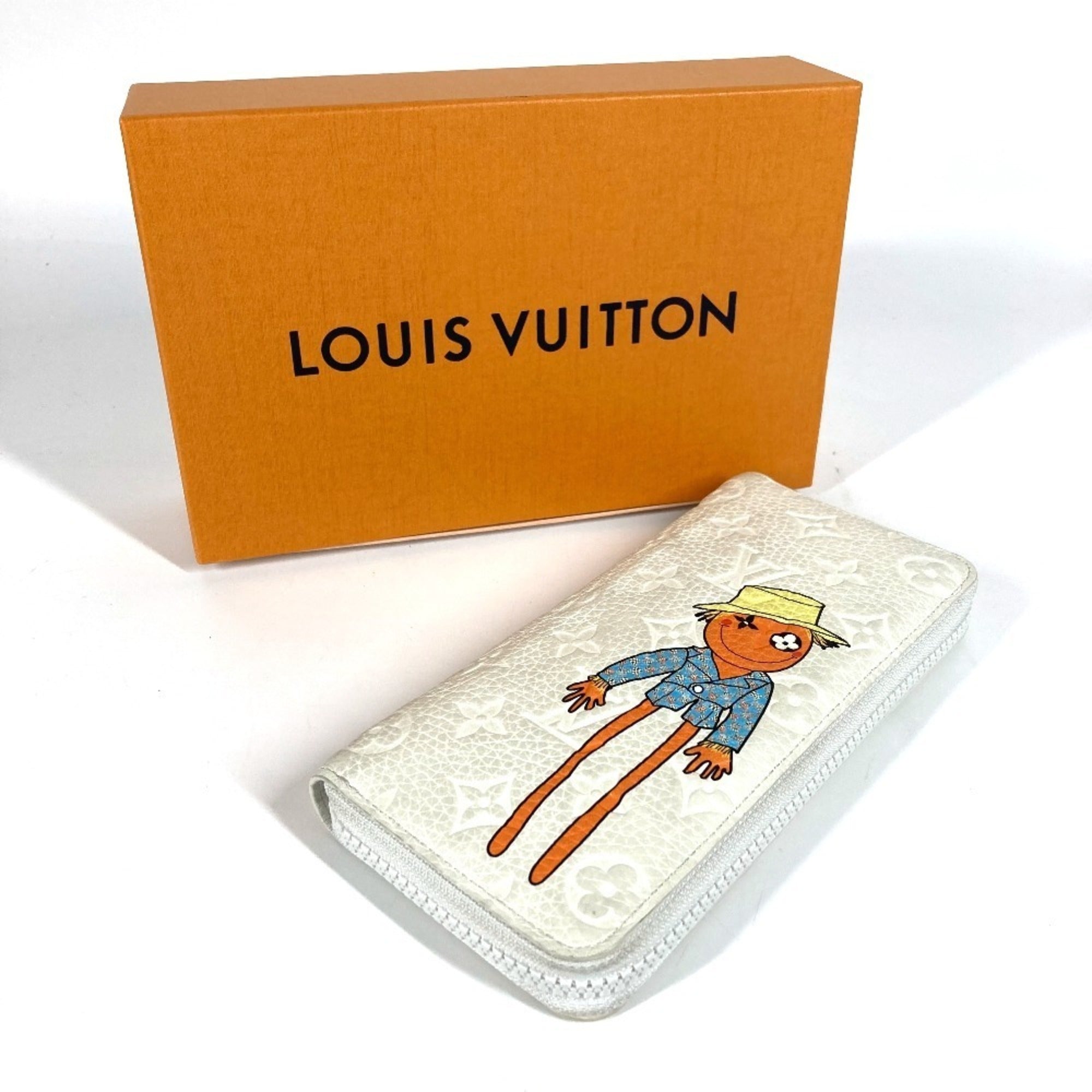 Louis Vuitton Monogram Multi-Color White Monogram Long Wallet (Bi-Fold) (Pre-Owned)
