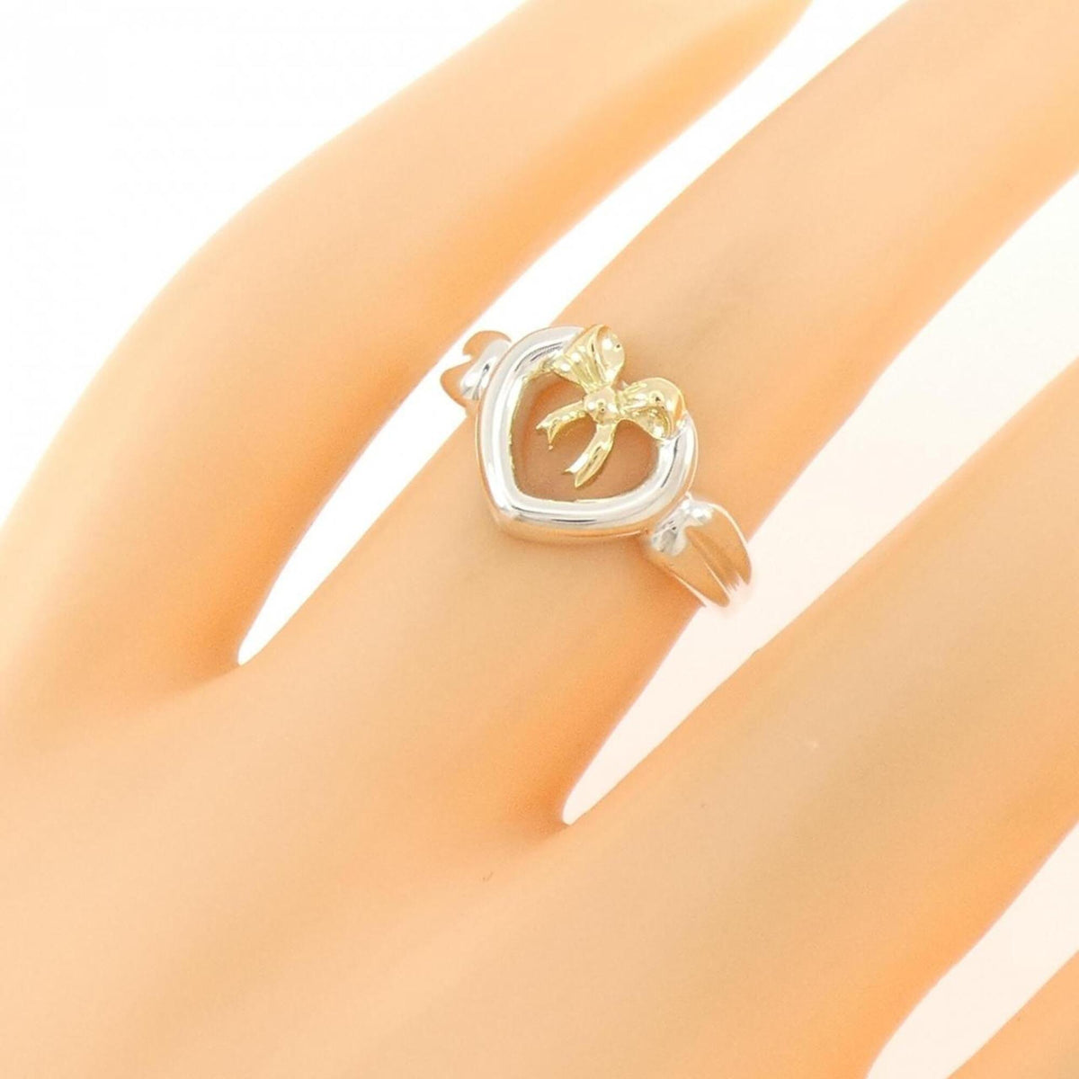 Tiffany Yellow Gold (18K) Silver 925 Band Ring (Pre-Owned)