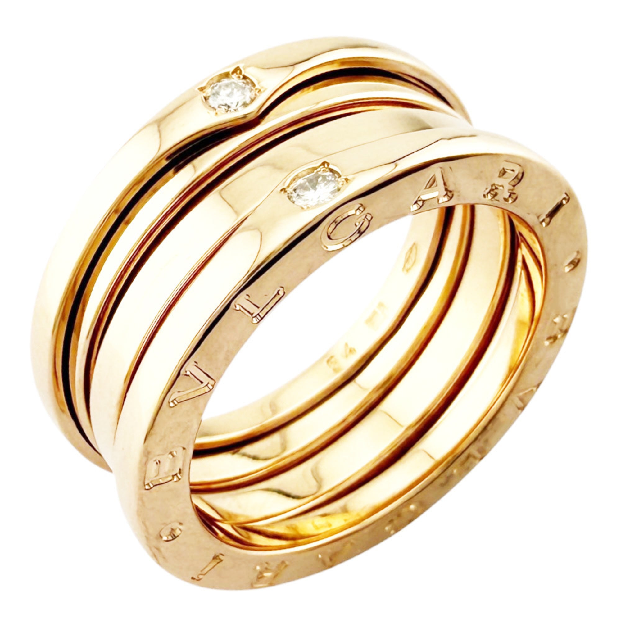Bvlgari B.Zero1 Pink Gold (18K) Band Ring (Pre-Owned)