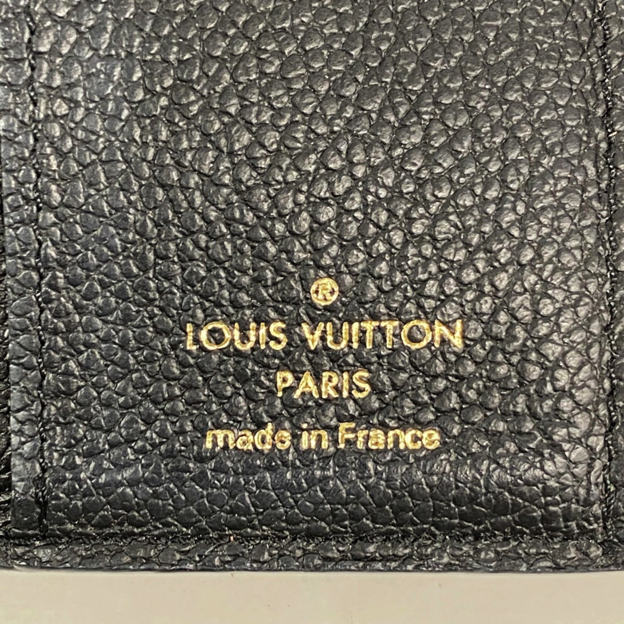 Louis Vuitton Noir Wallet (Tri-Fold) (Pre-Owned)