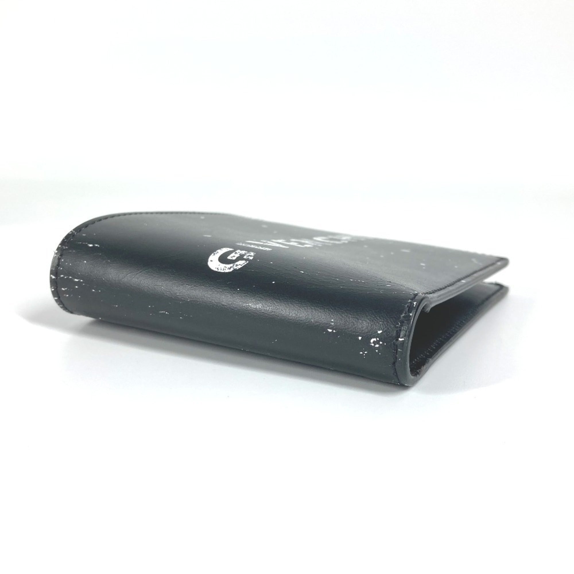 Givenchy Black White Leather Wallet (Bi-Fold) (Pre-Owned)