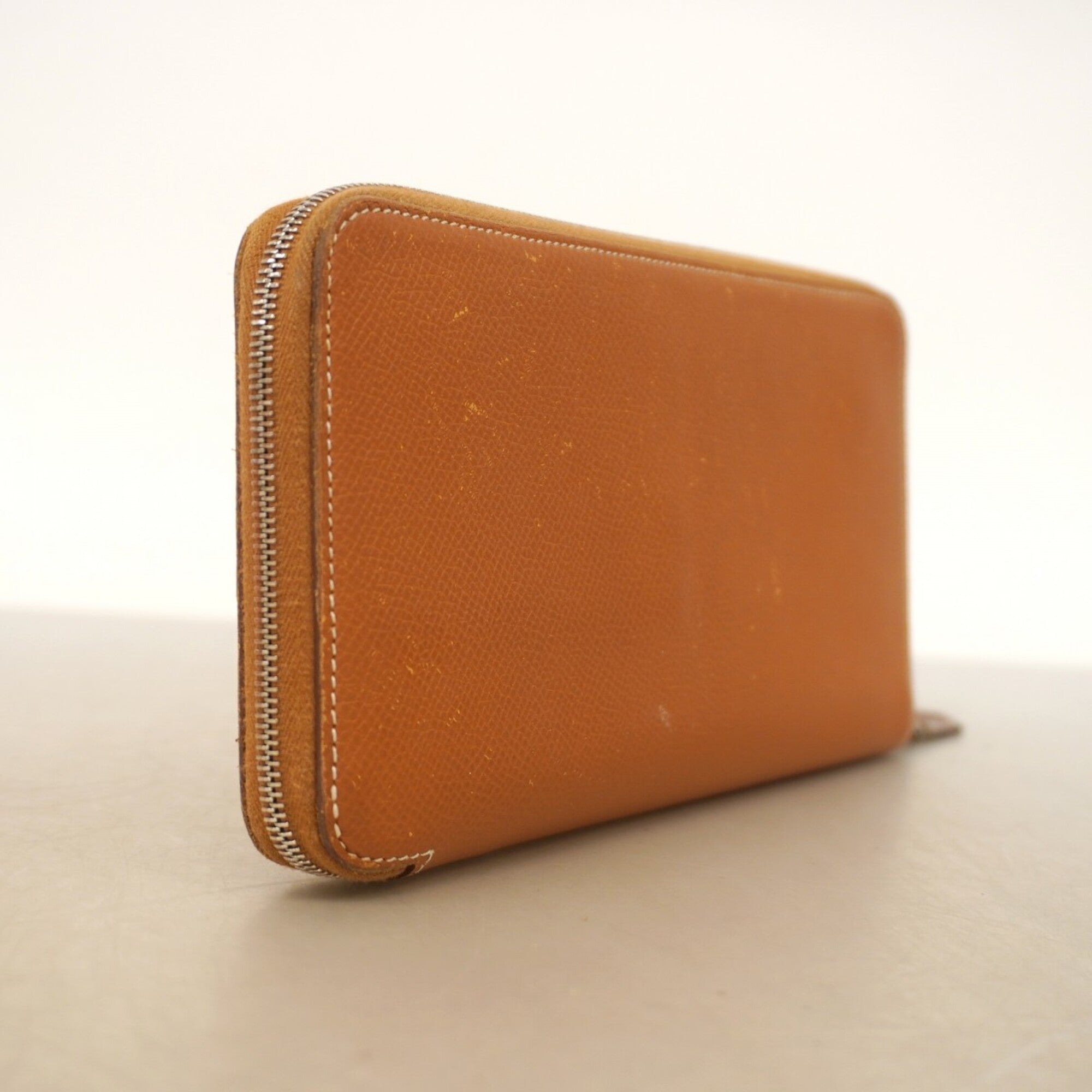 Hermes Gold Epsom Leather Long Wallet (Bi-Fold) (Pre-Owned)