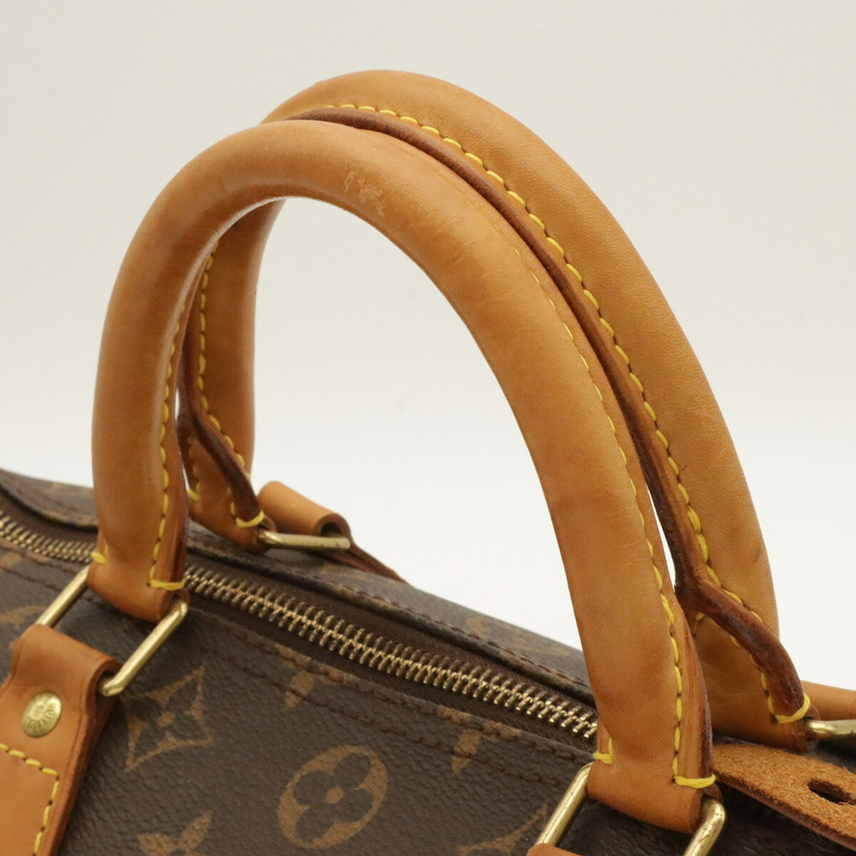 Louis Vuitton Brown Vinyl Handbag (Pre-Owned)