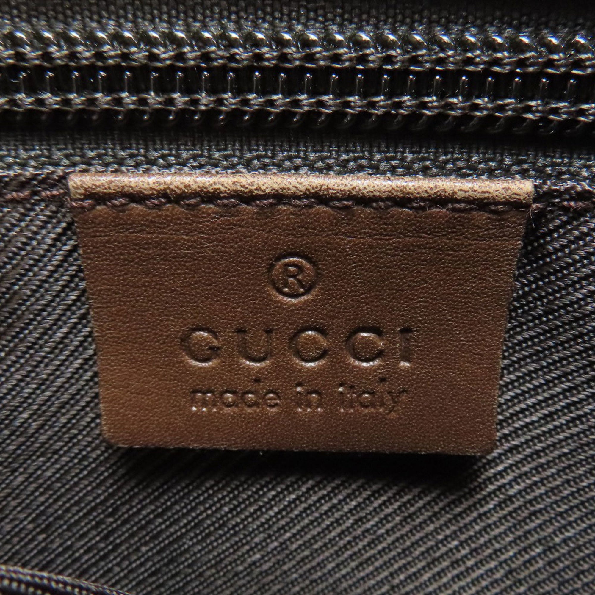 Gucci Brown Canvas Shoulder Bag (Pre-Owned)
