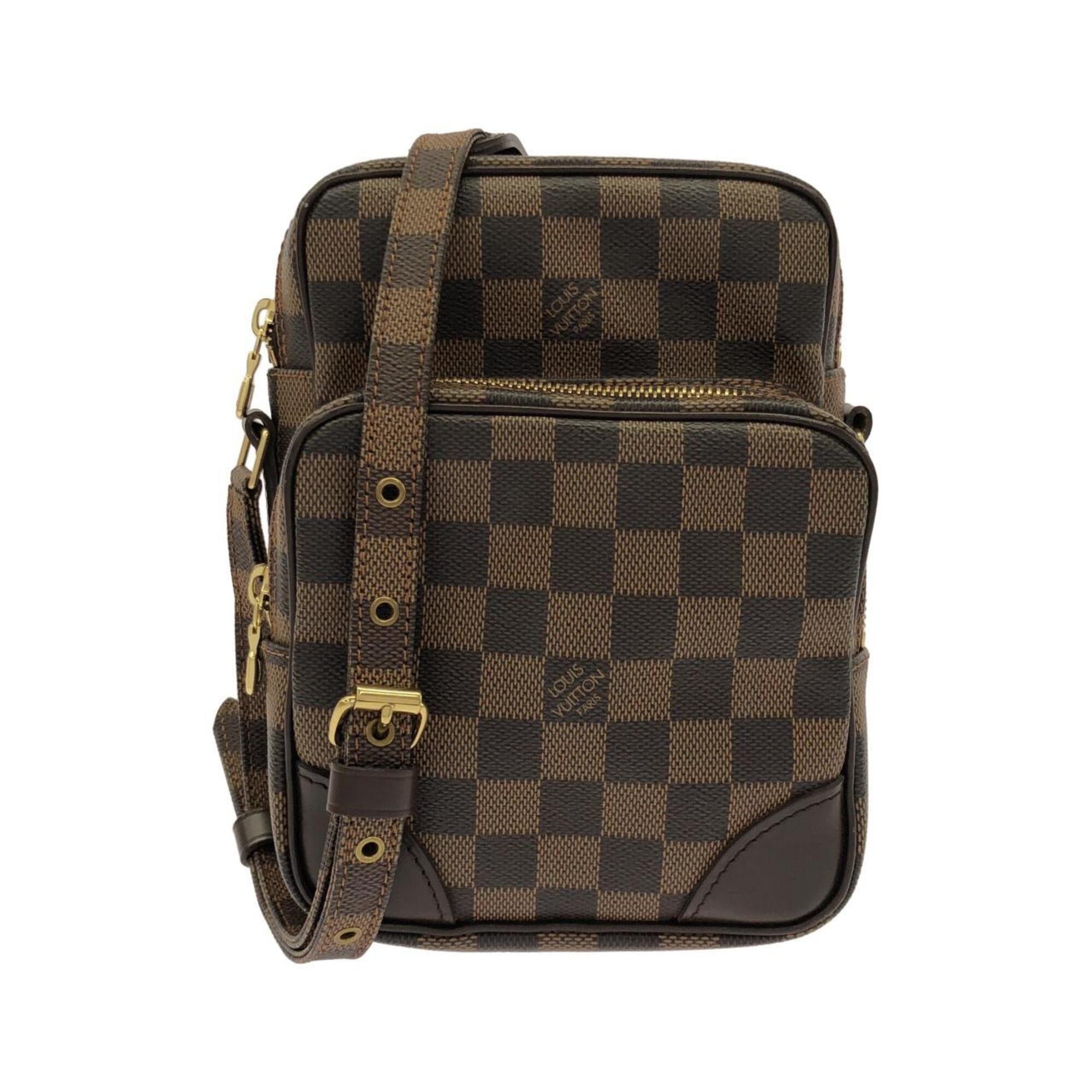 Louis Vuitton Ebene Coated Canvas Shoulder Bag (Pre-Owned)
