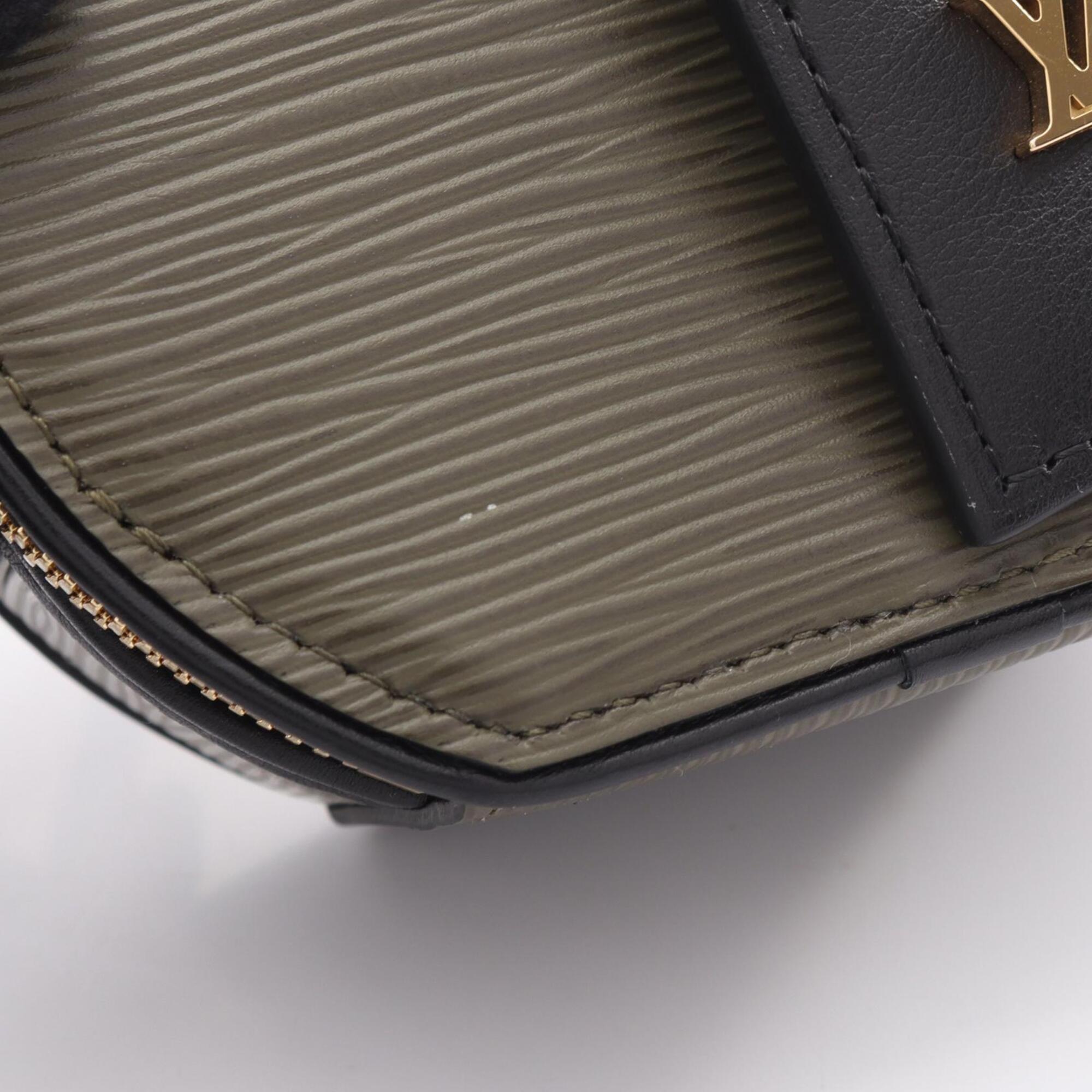 Louis Vuitton Black Khaki Epi Leather Handbag (Pre-Owned)