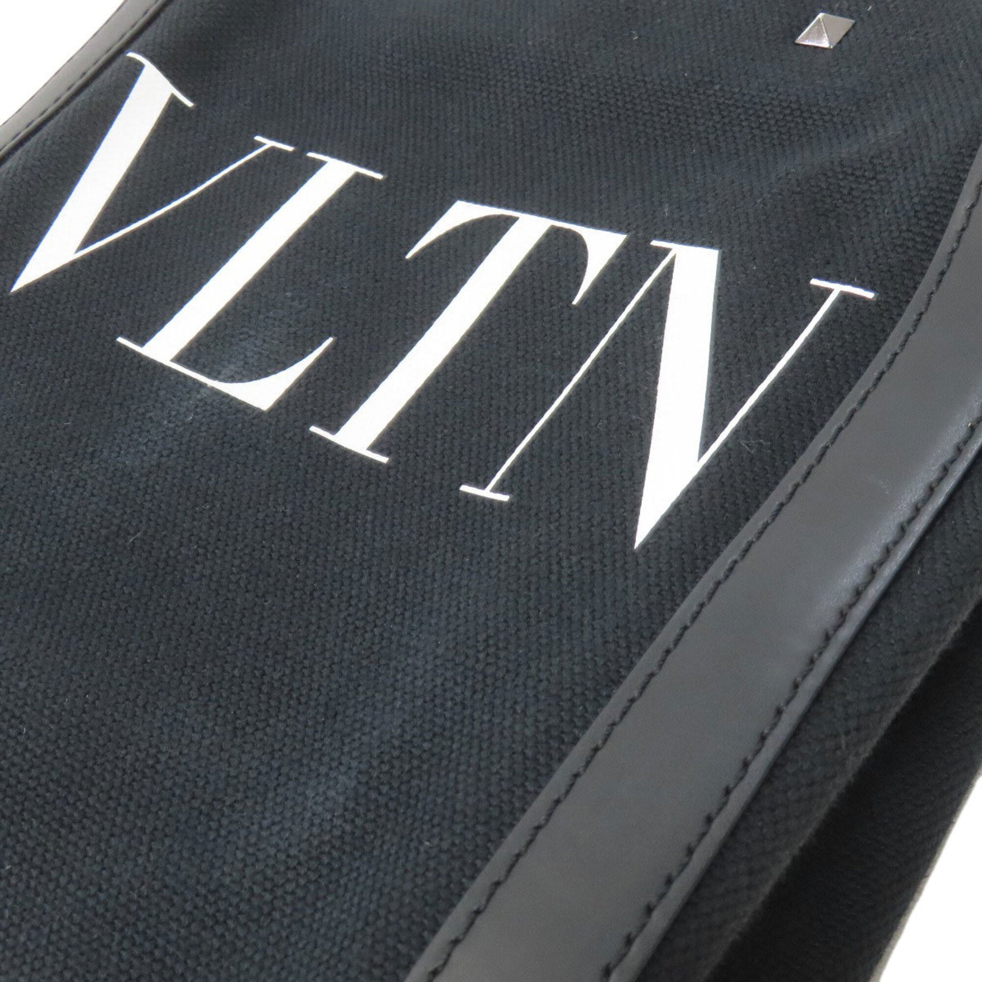 Valentino Black Canvas Handbag (Pre-Owned)
