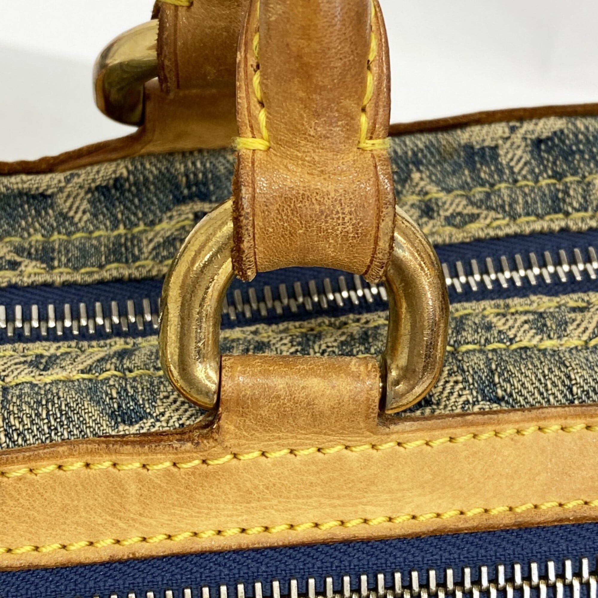 Louis Vuitton Blue Handbag (Pre-Owned)
