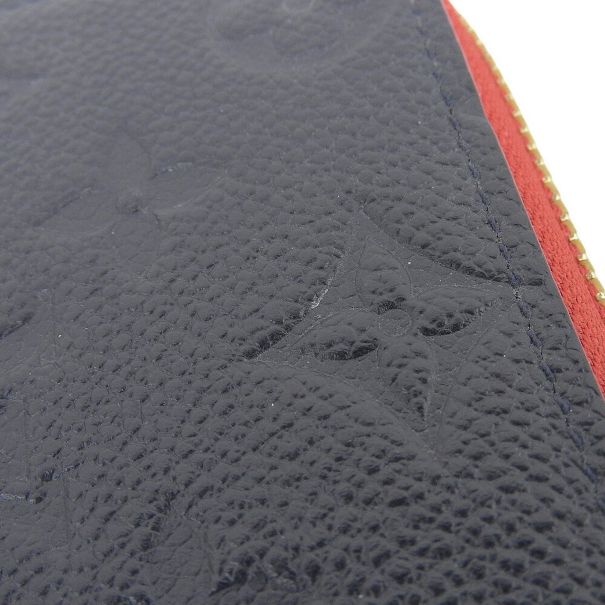 Louis Vuitton Marine Rouge Monogram Navy Monogram Empreinte Coin Purse/Coin Case (Pre-Owned)