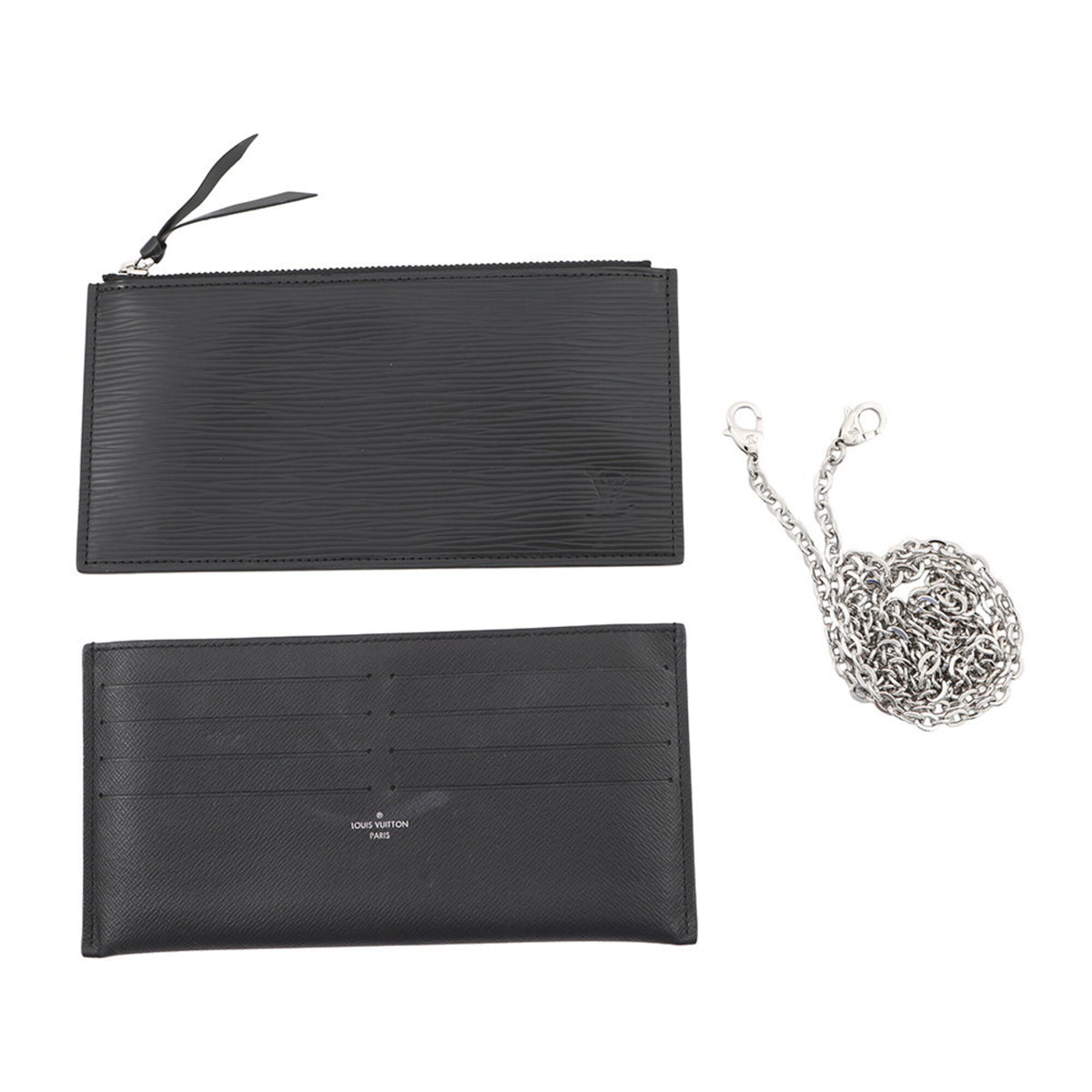 Louis Vuitton Black Noir Epi Leather Handbag Pochette (Pre-Owned)