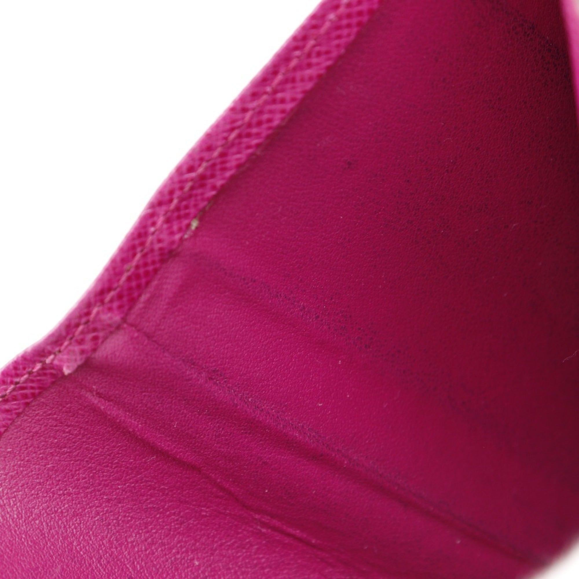 Louis Vuitton Brown Fuchsia Monogram Pink Monogram Wallet (Bi-Fold) (Pre-Owned)