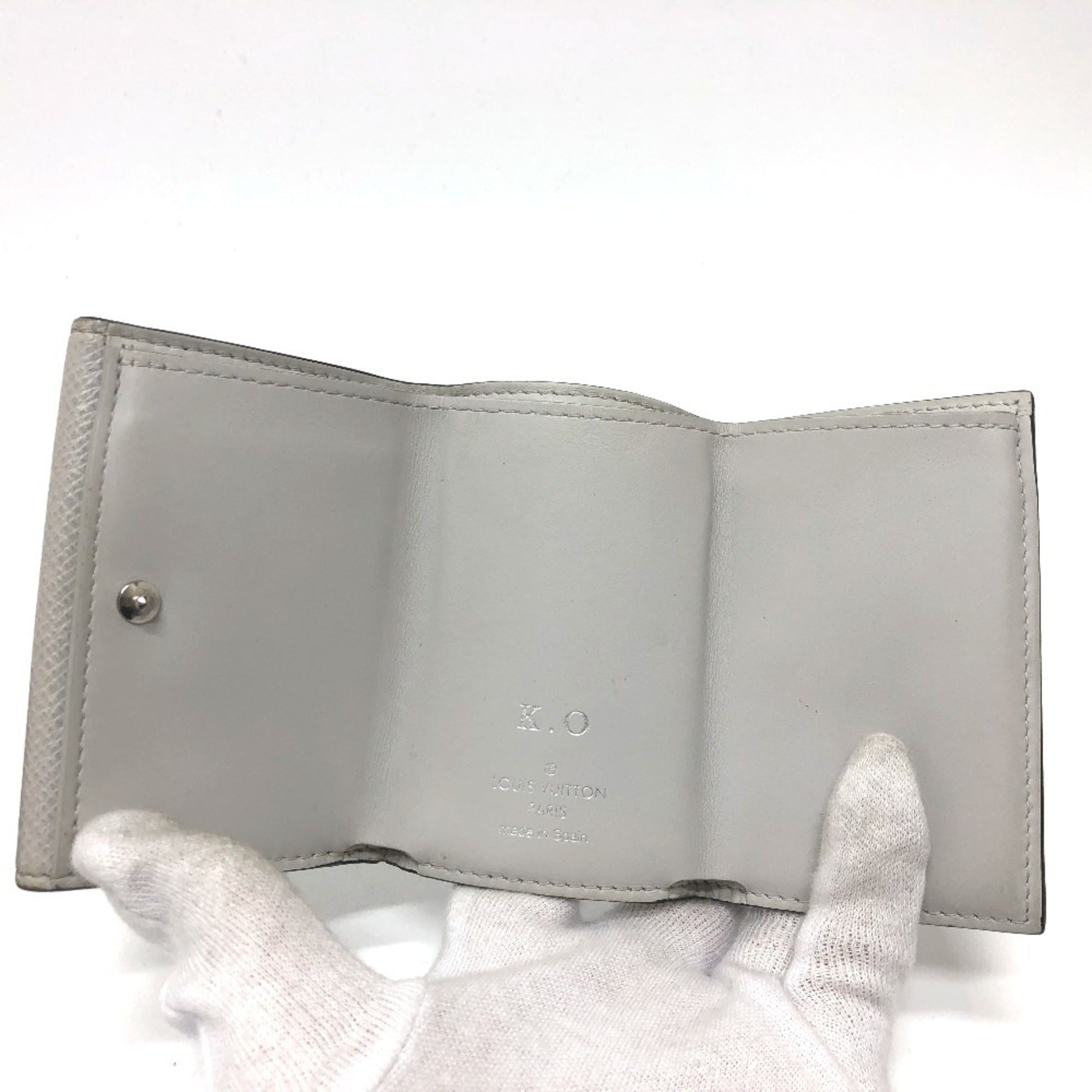 Louis Vuitton Monogram White Monogram Wallet (Tri-Fold) (Pre-Owned)