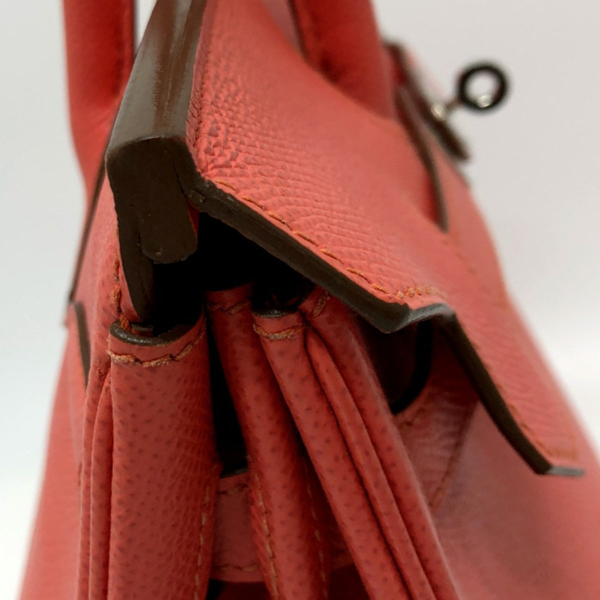 Hermes Pink Leather Handbag (Pre-Owned)