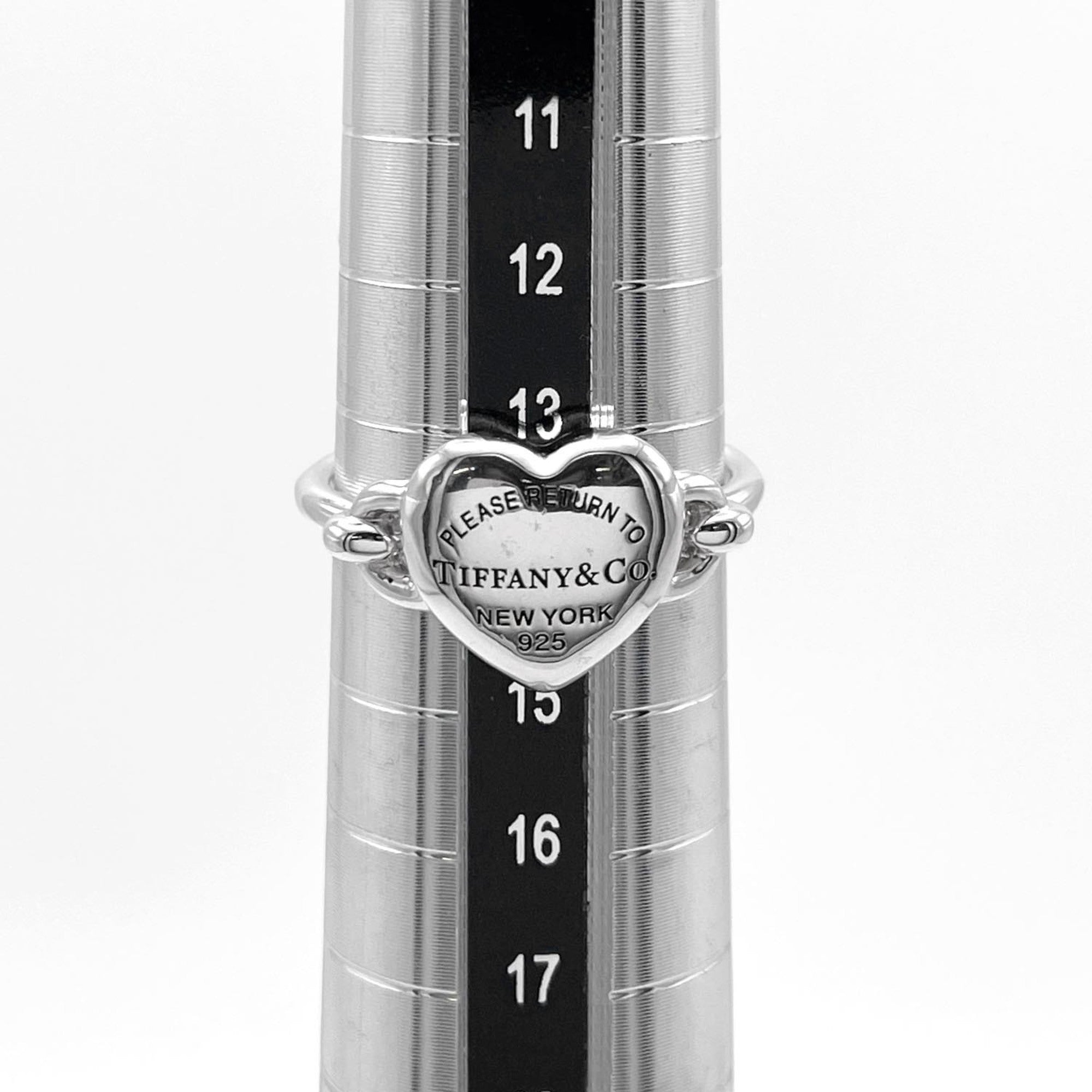 Tiffany Silver Silver 925 Band Ring (Pre-Owned)