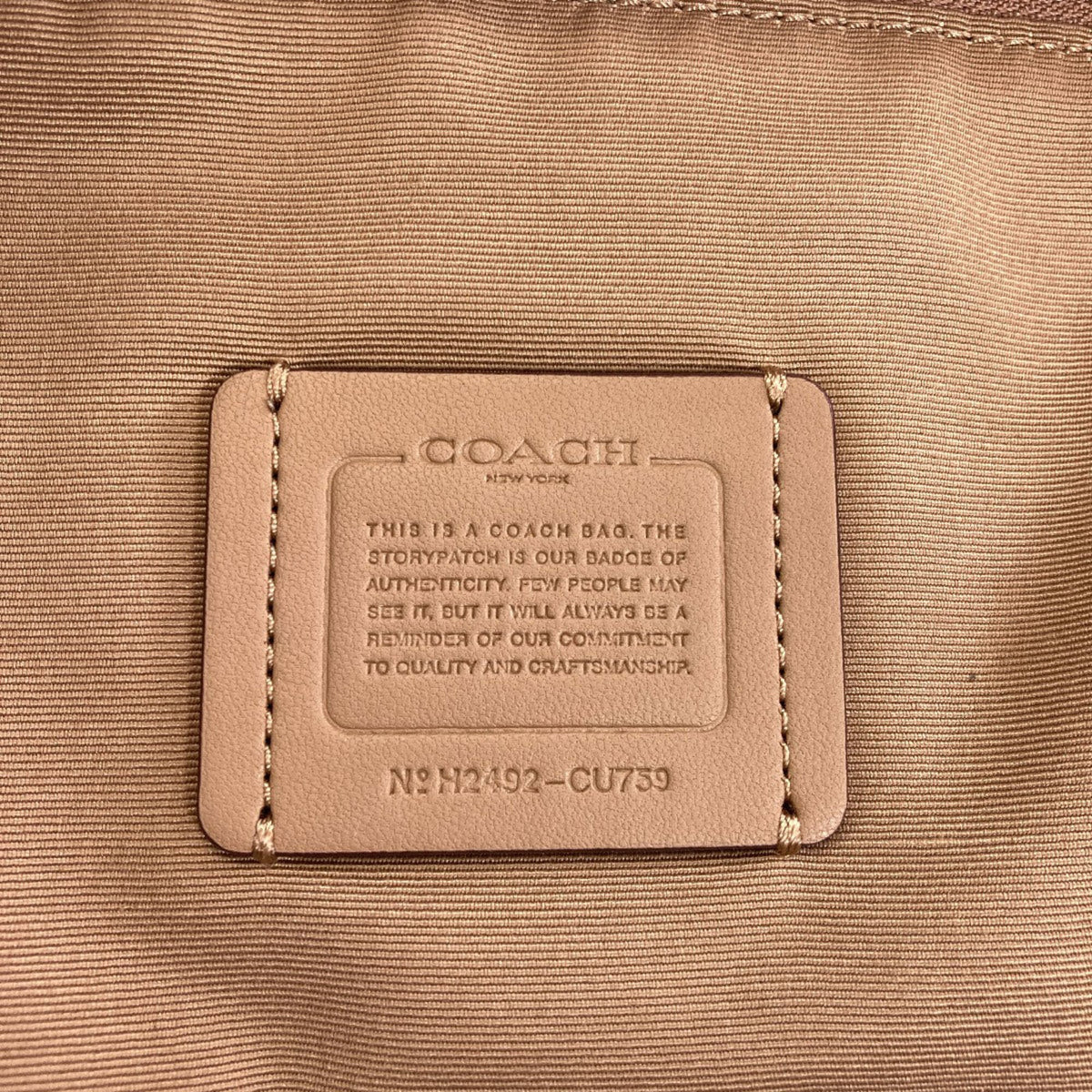 Coach Beige Pvc Tote Bag (Pre-Owned)