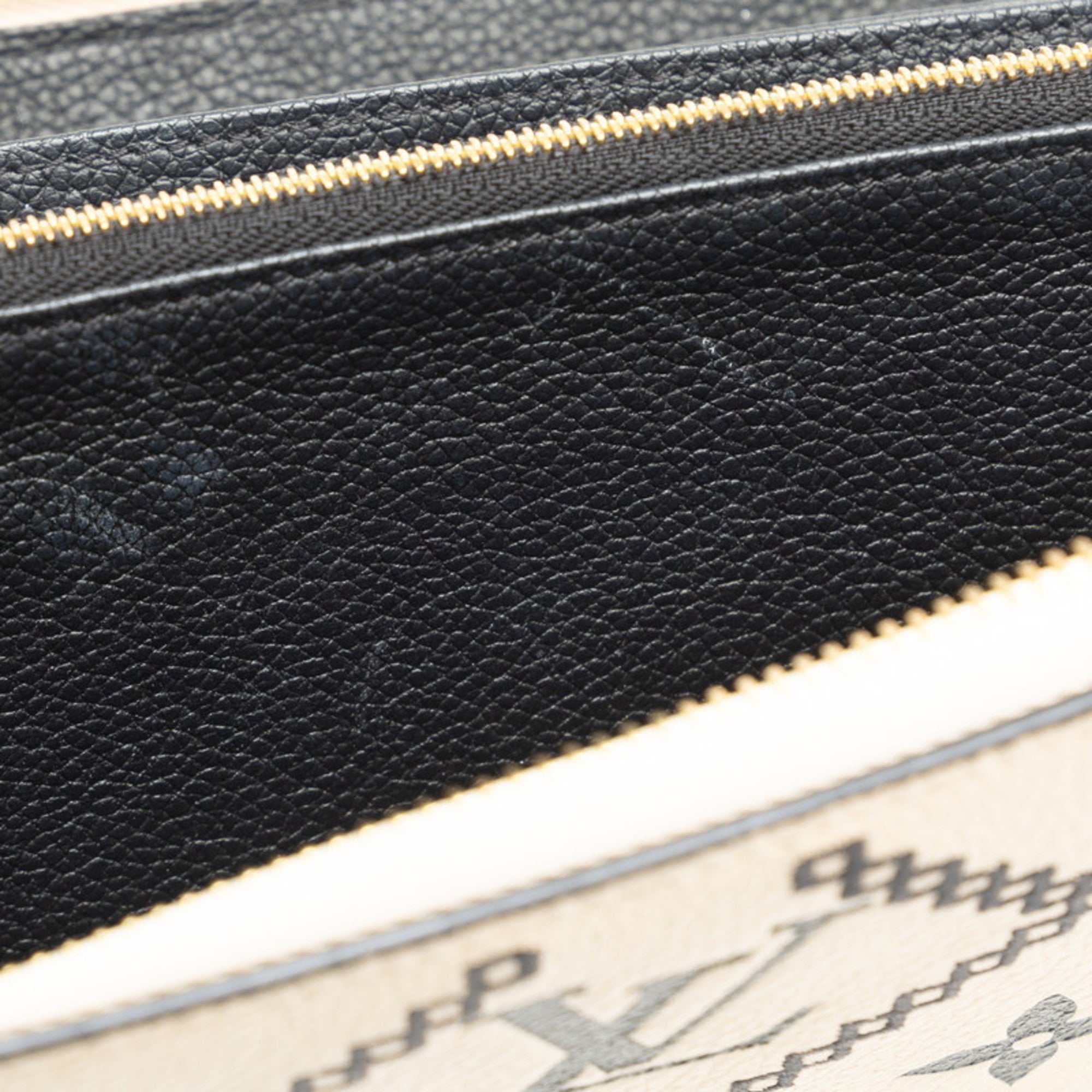 Louis Vuitton Monogram Empreinte Beige Monogram Leather Wallet (Bi-Fold) (Pre-Owned)