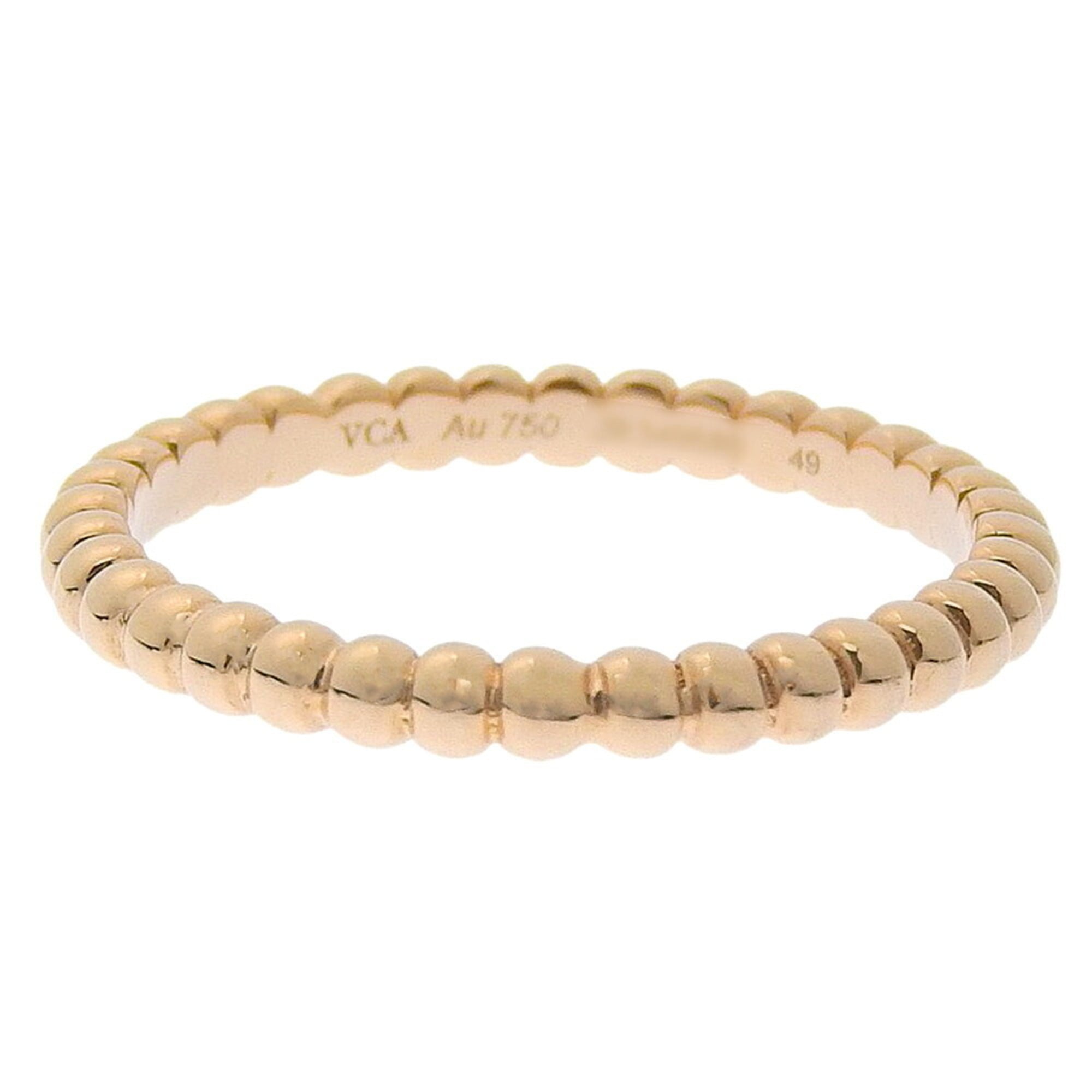 Van Cleef & Arpels Pink Gold Pink Gold (18K) Band Ring (Pre-Owned)