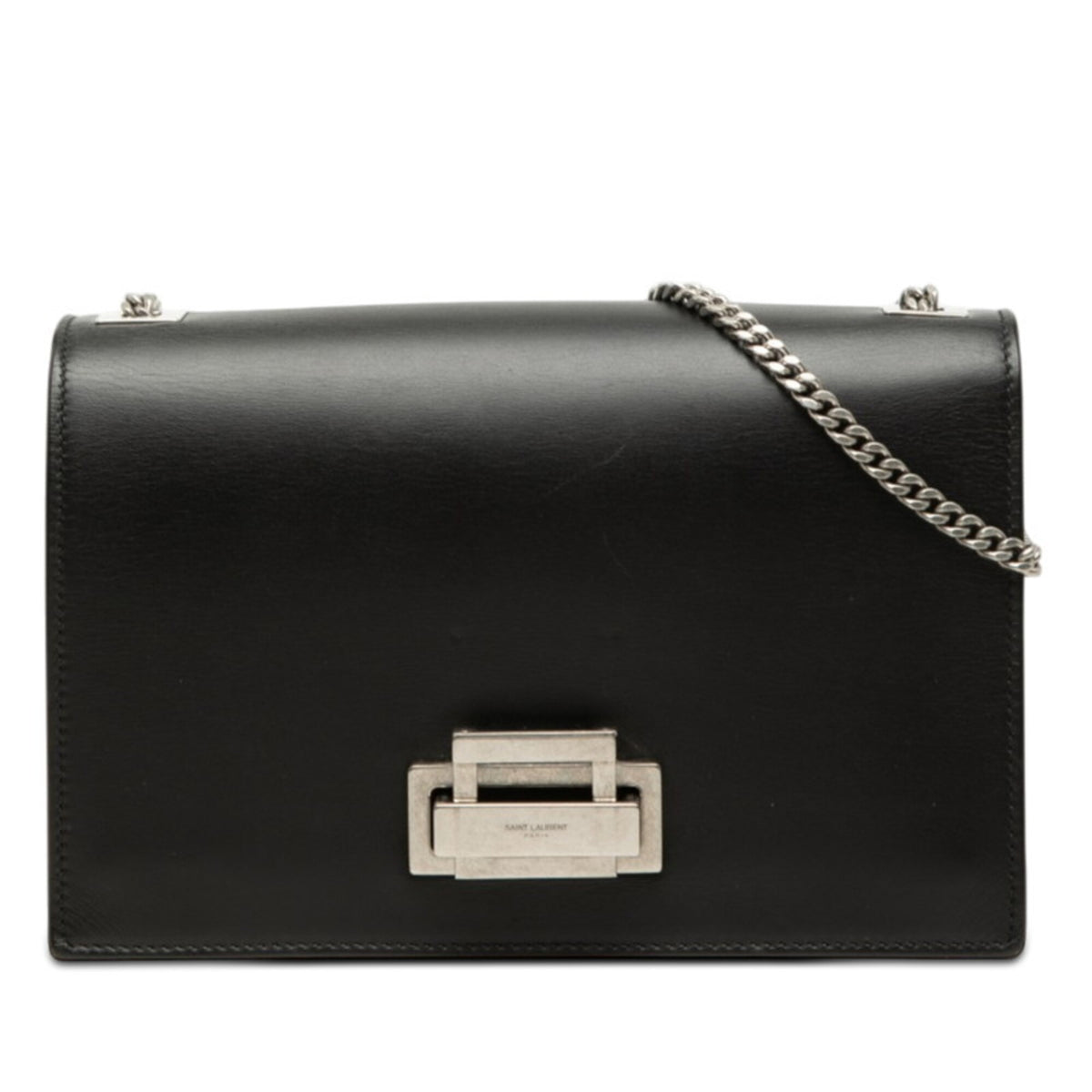Saint Laurent Black Leather Shoulder Bag (Pre-Owned)