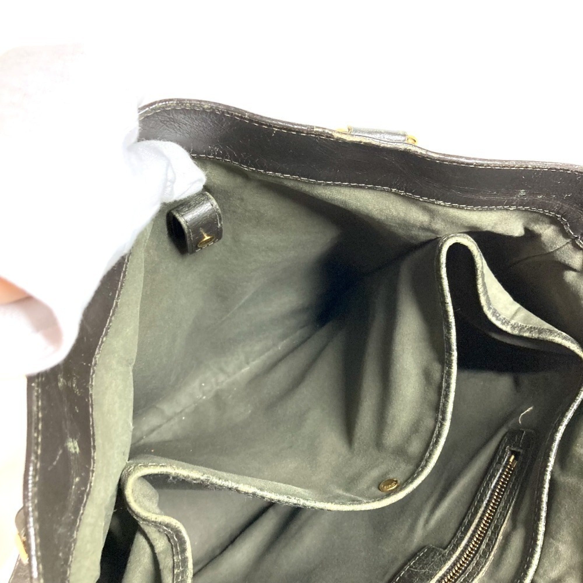 Louis Vuitton Khaki Monogram Mini Shoulder Bag Tote Bag (Pre-Owned)