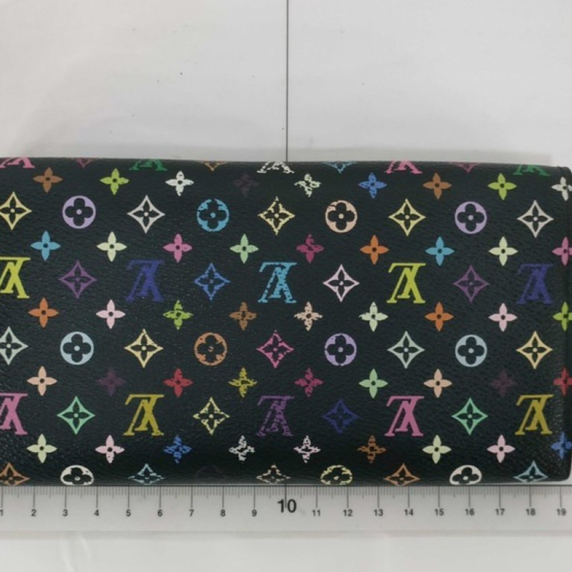Louis Vuitton Black Grenade Multi-Color Monogram Multicolore Long Wallet (Bi-Fold) (Pre-Owned)