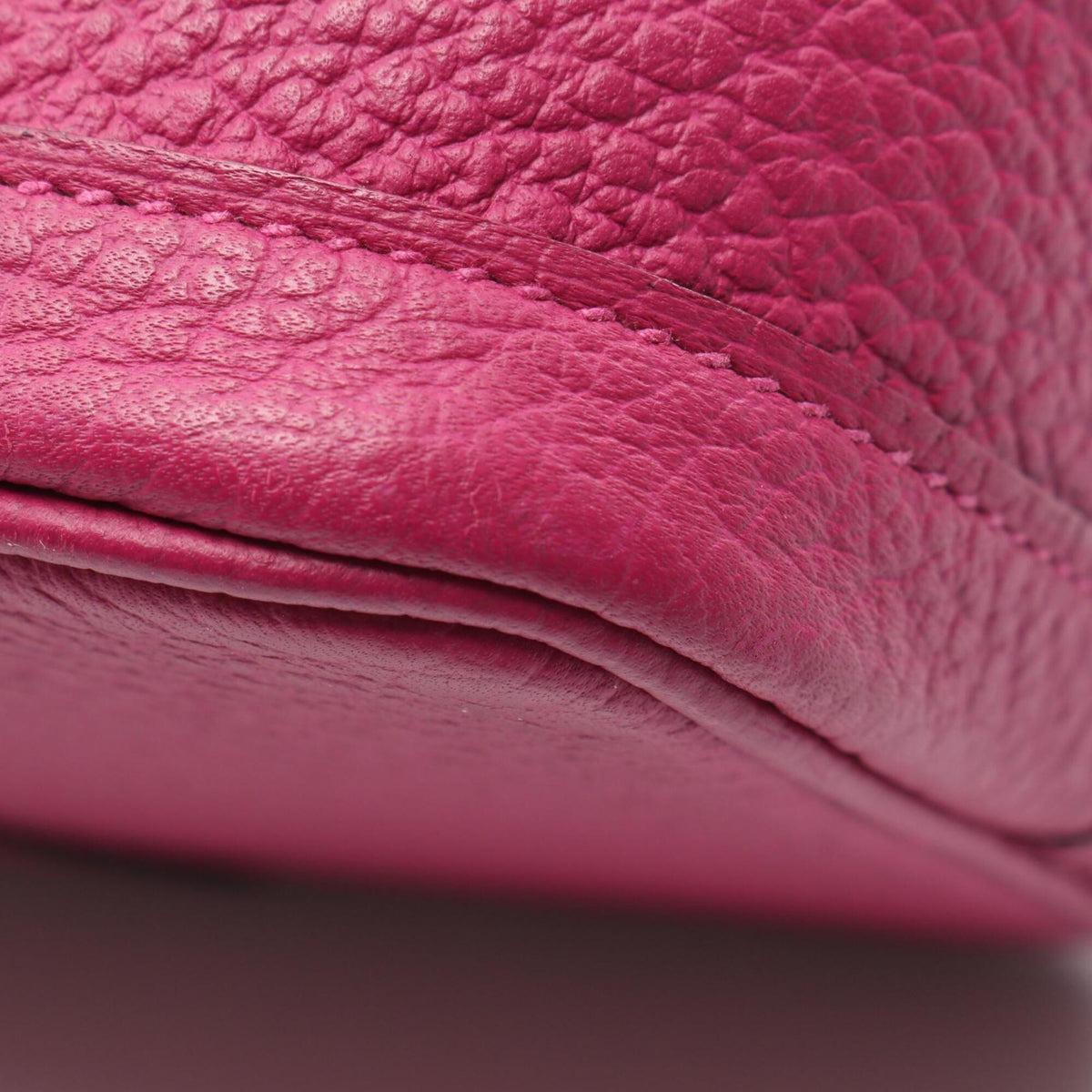 Hermes Pink Rose Purple Country Leather Handbag Tote Bag (Pre-Owned)
