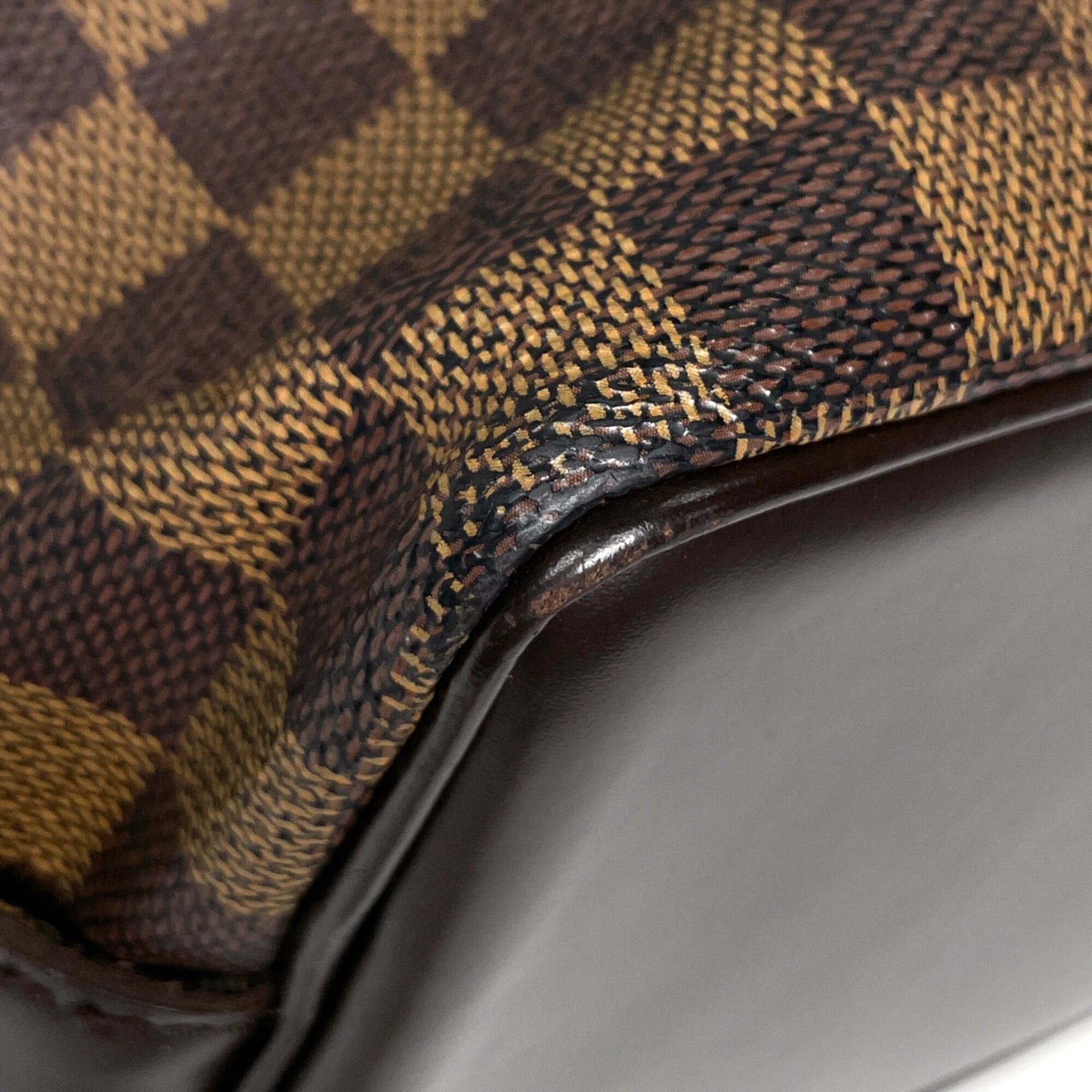 Louis Vuitton Damier Brown Damier Canvas Tote Bag (Pre-Owned)