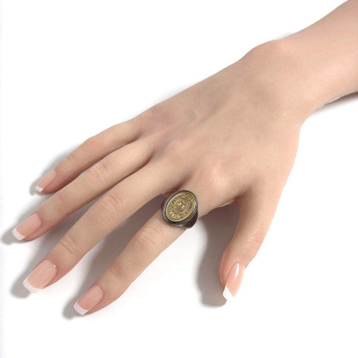 Christian Dior Metal Band Ring (Pre-Owned)