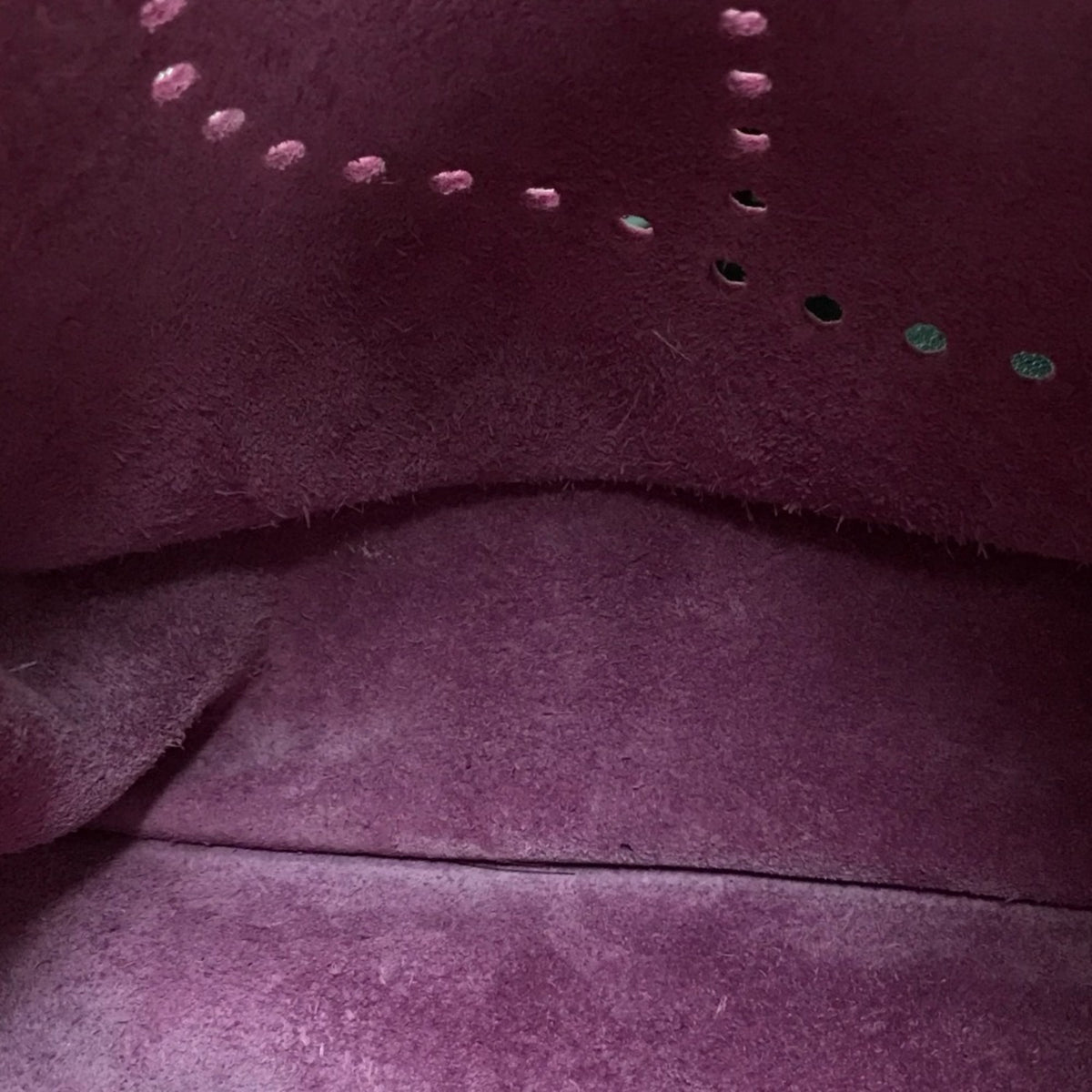 Hermes Purple Tosca Taurillon Clemence Leather Shoulder Bag (Pre-Owned)
