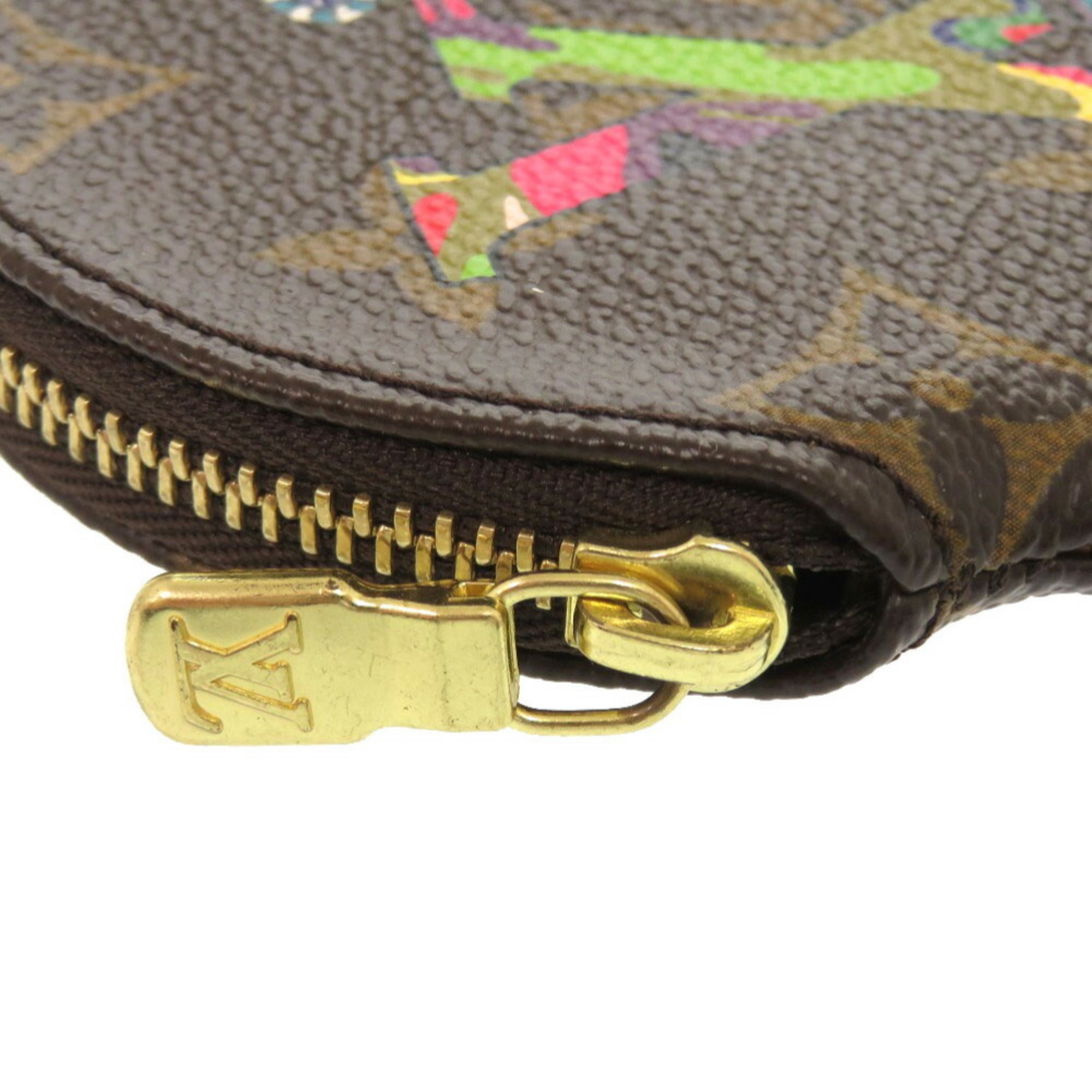 Louis Vuitton Brown Monogram Coin Purse/Coin Case (Pre-Owned)