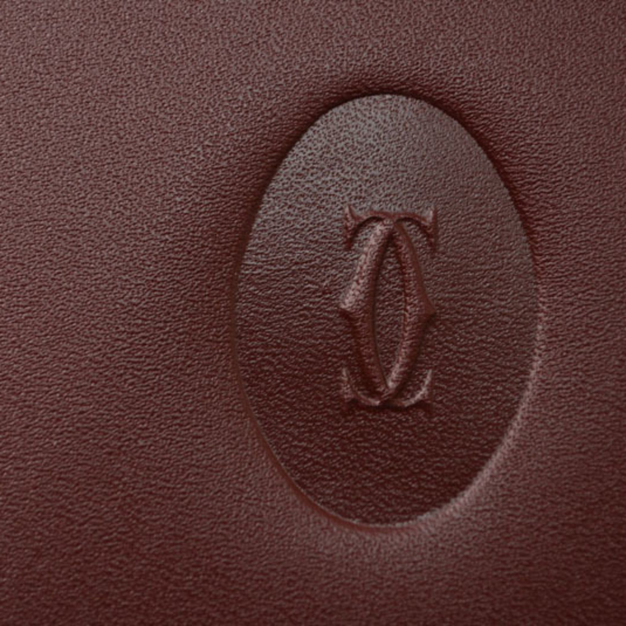 Cartier Must Bordeaux Wallet (Bi-Fold) (Pre-Owned)