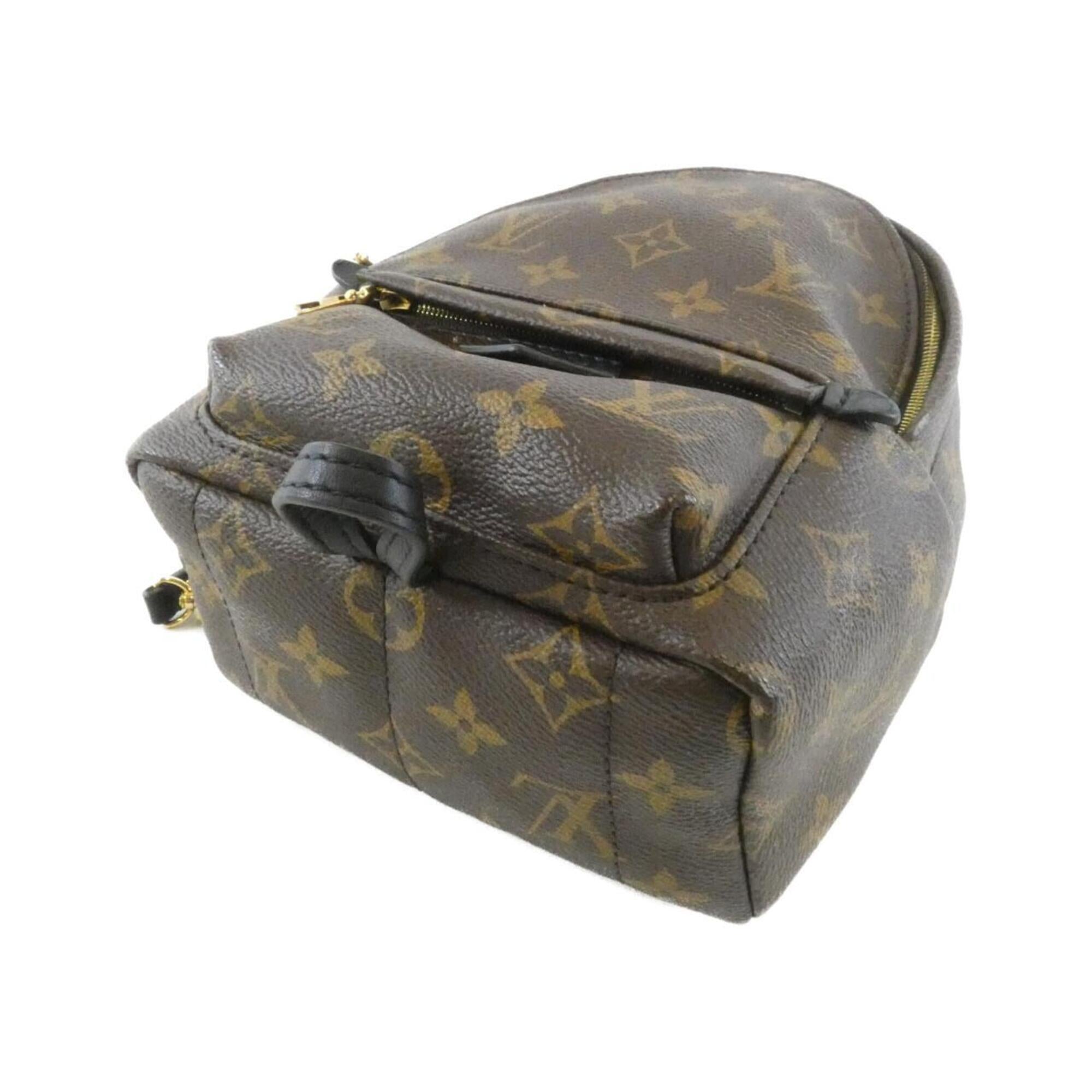 Louis Vuitton Brown Coated Canvas Backpack (Pre-Owned)