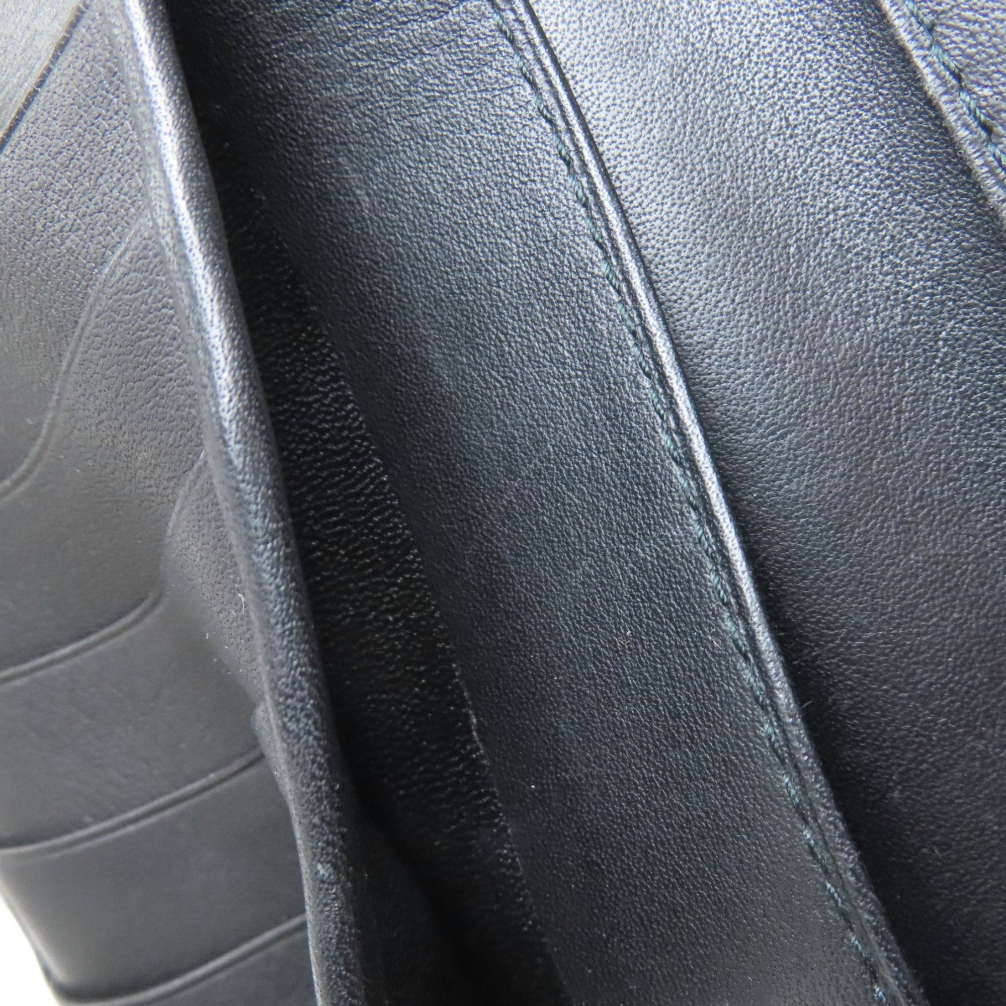 Loewe Black Leather Long Wallet (Bi-Fold) (Pre-Owned)
