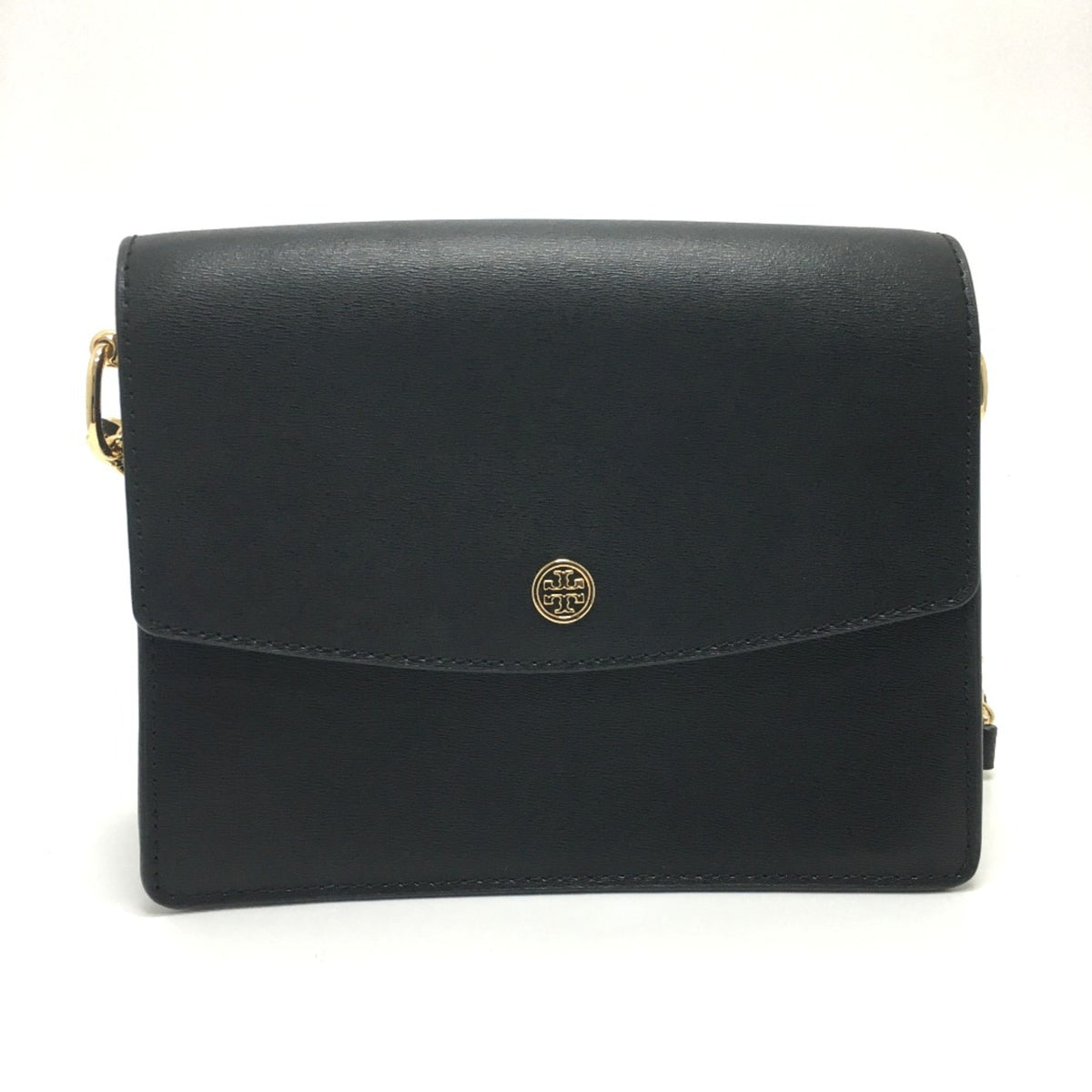 Tory Burch Black Leather Shoulder Bag (Pre-Owned)
