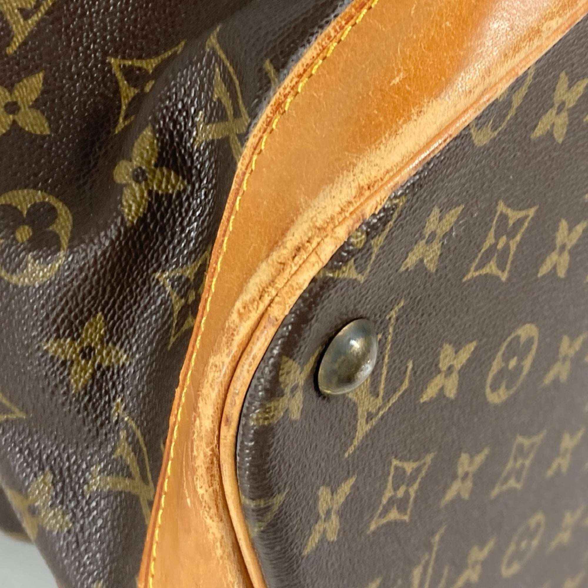 Louis Vuitton Brown Monogram Boston Bag Handbag (Pre-Owned)
