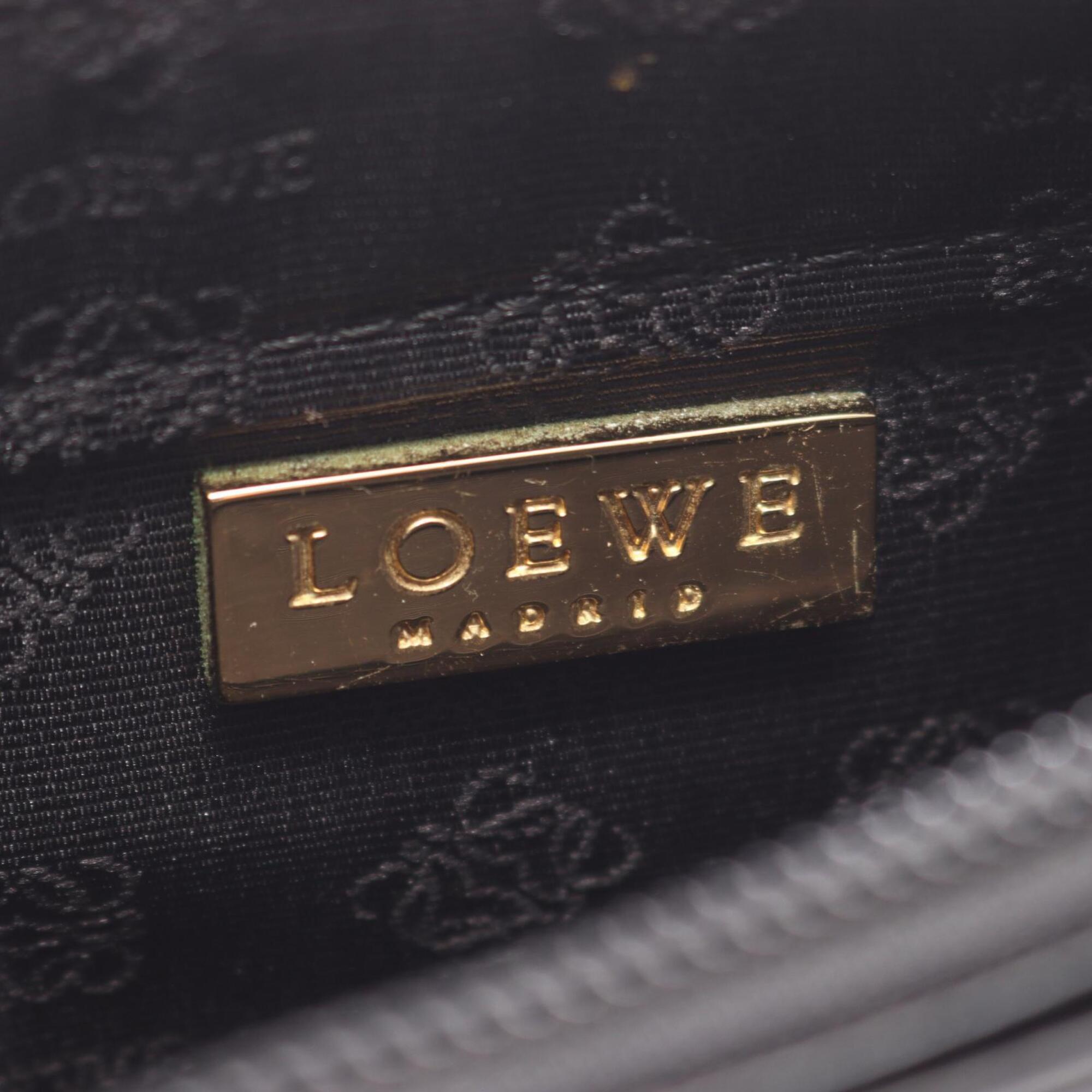 Loewe Black Leather Handbag (Pre-Owned)