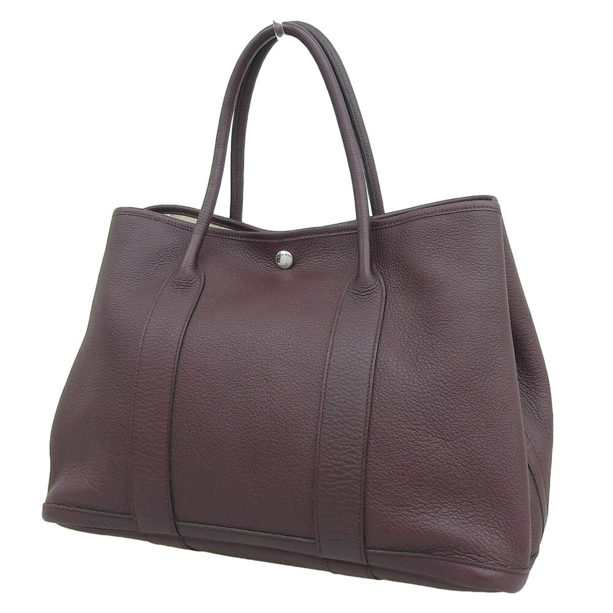 Hermes Bordeaux Negonda Leather Tote Bag (Pre-Owned)