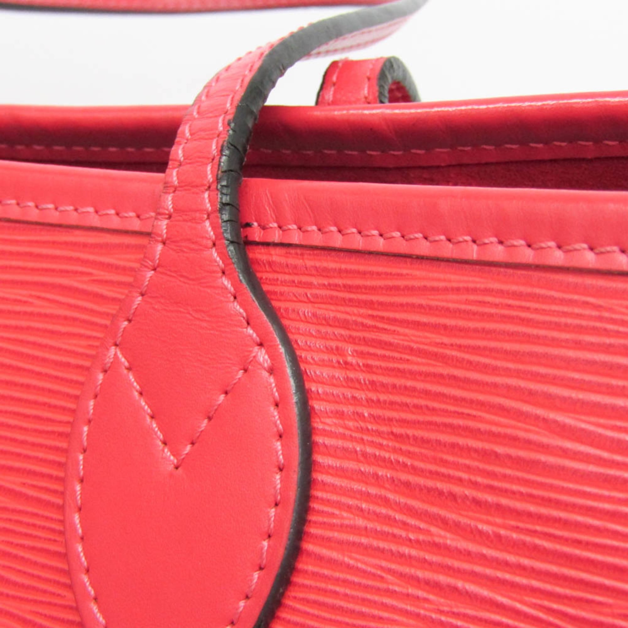 Louis Vuitton Neverfull Tote Epi Leather Pink Leather Tote Bag Bag (Pre-Owned)