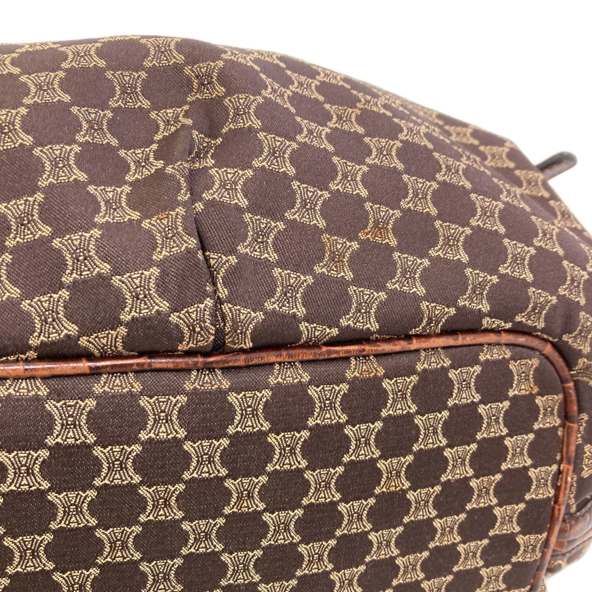 Celine Macadam Brown Canvas Tote Bag (Pre-Owned)
