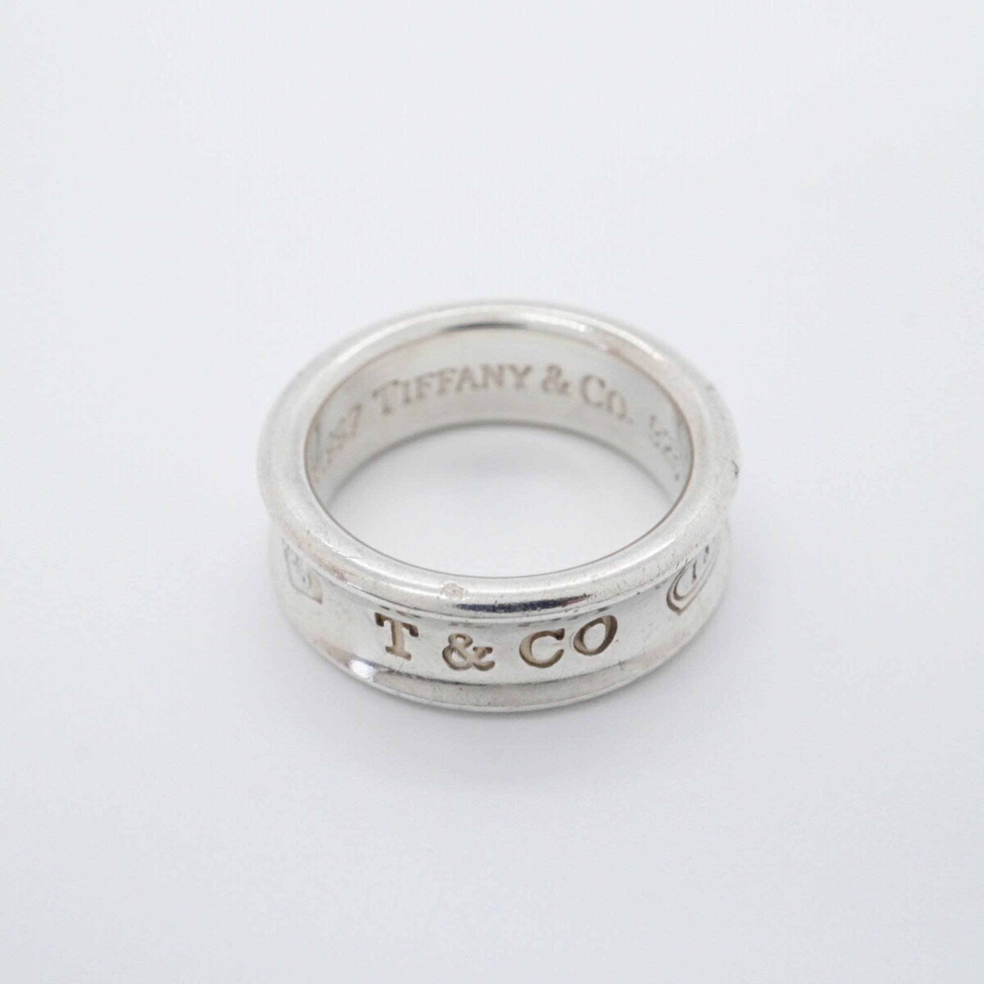 Tiffany Silver 925 Band Ring (Pre-Owned)