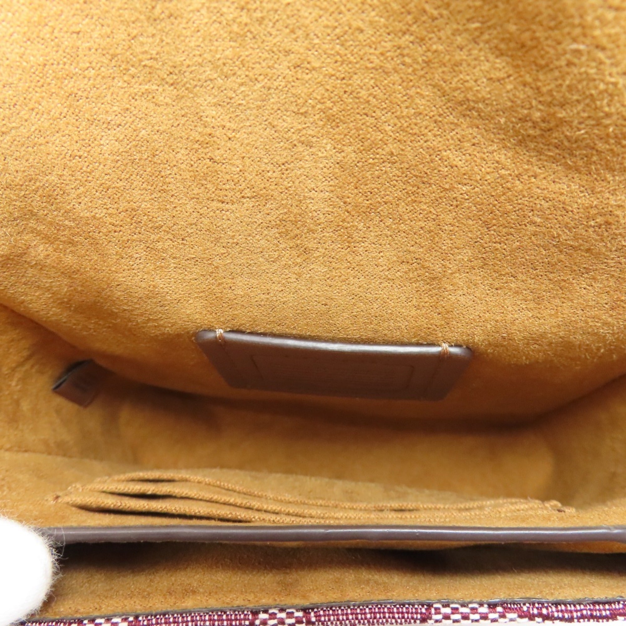 Coach Signature Bordeaux Red Color Signature Line Shoulder Bag (Pre-Owned)