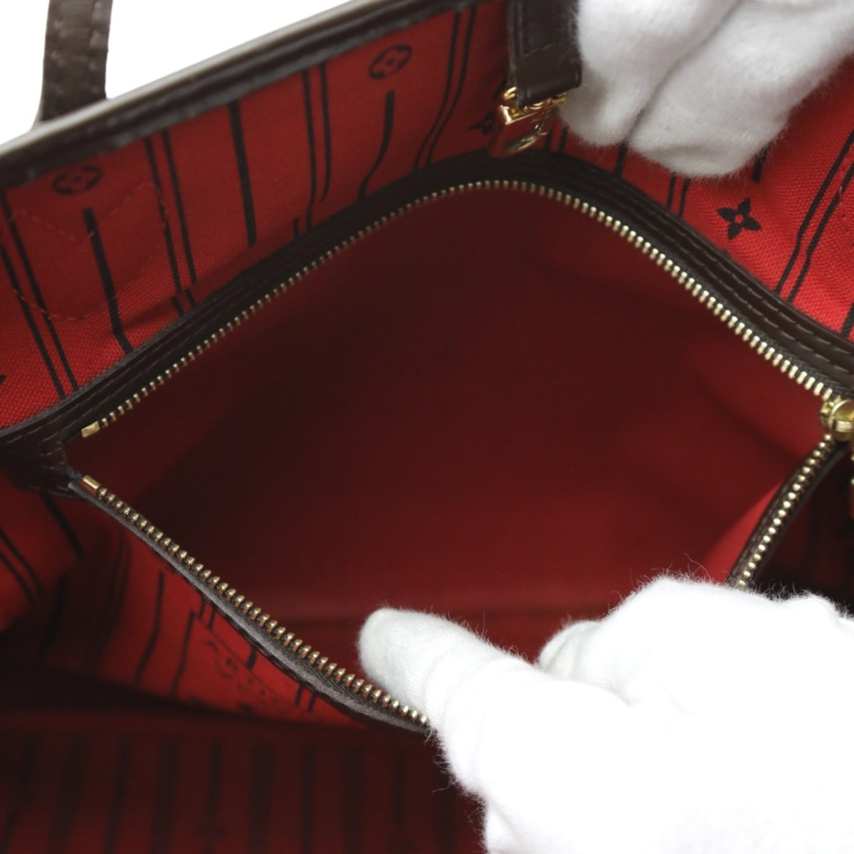 Louis Vuitton Damier Brown Damier Canvas Tote Bag (Pre-Owned)