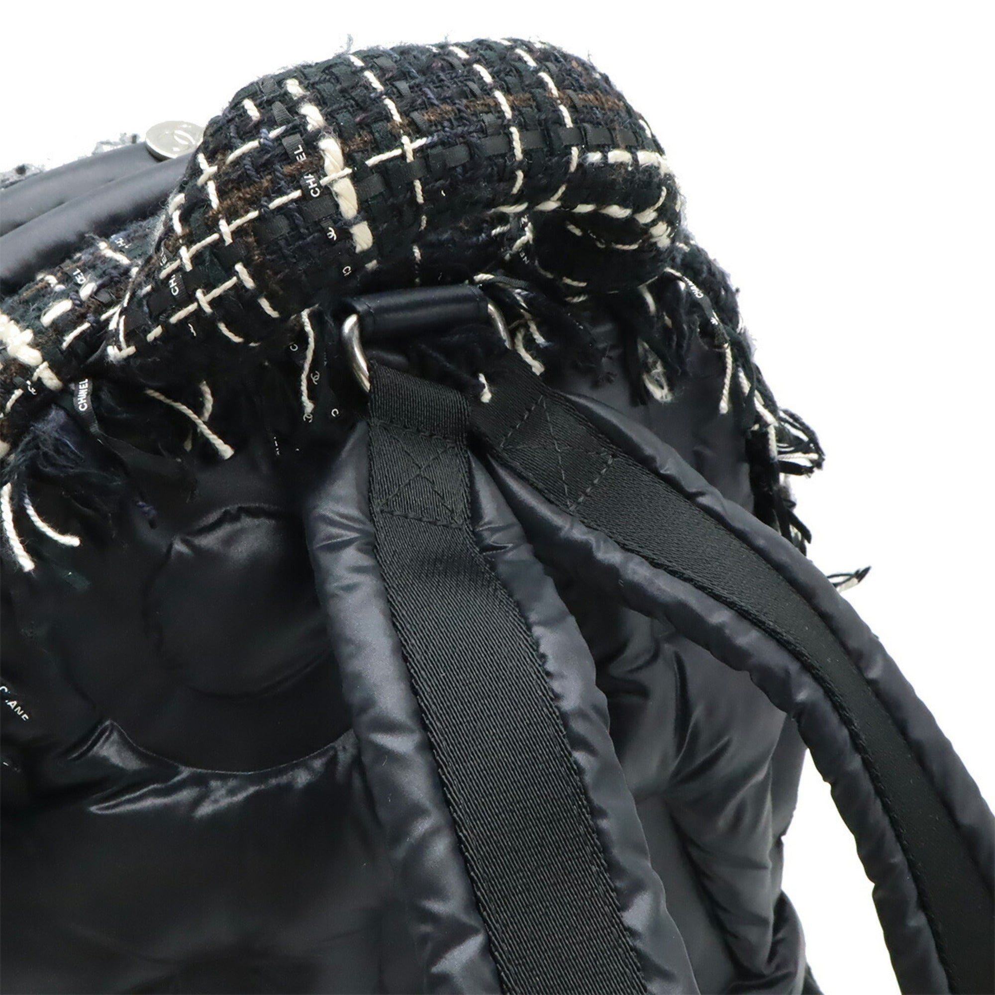 Chanel Black Nylon Backpack (Pre-Owned)
