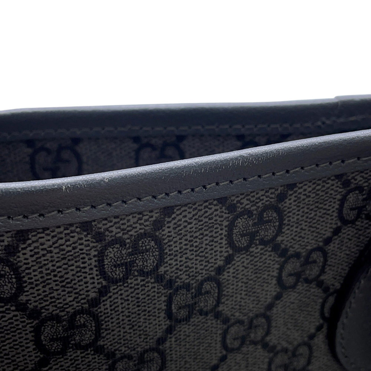 Gucci Gray Gg Supreme Handbag Shoulder Bag Tote Bag (Pre-Owned)